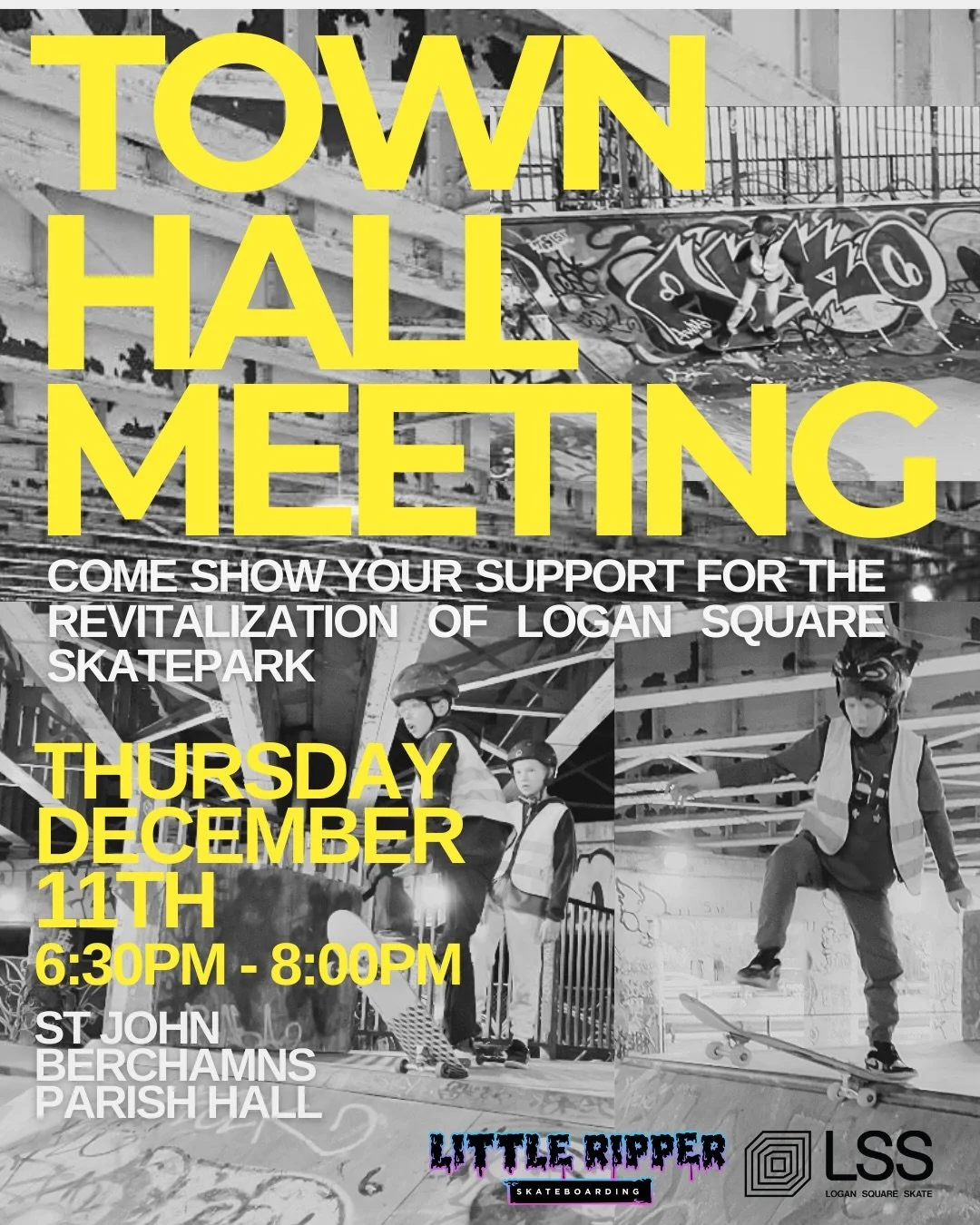 REAL TALK 🗣️🔥

📢 Y&rsquo;all&hellip; it&rsquo;s time to GET LOUDER! We&rsquo;re teaming up with @logansquareskate to push this project to the finish line. And once it&rsquo;s done, @little_ripper_skateboarding will be rolling out youth programming