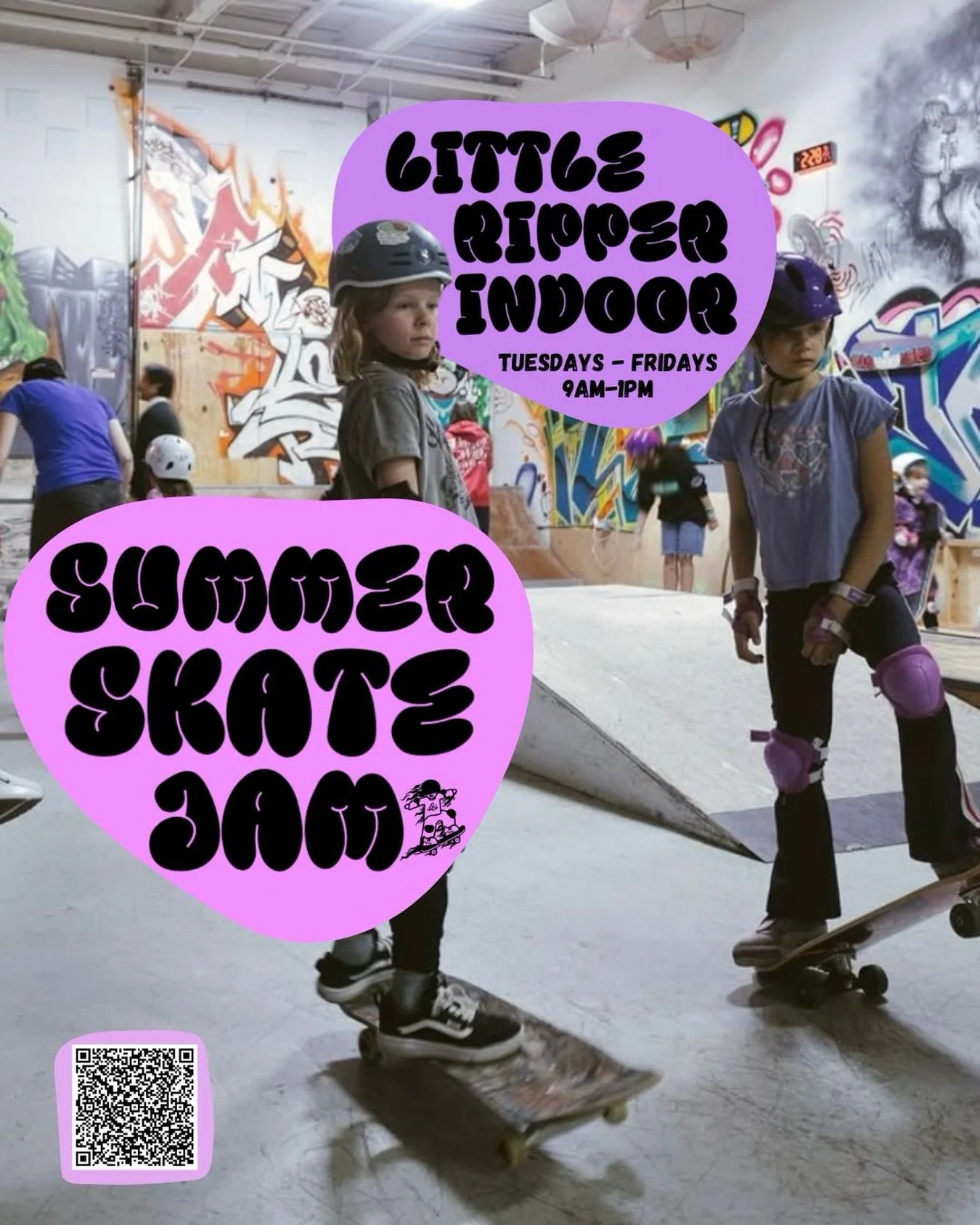 SCHOOL&rsquo;S OUT. SKATE&rsquo;S IN. 🛹

SUMMER SKATE JAM starts June 9th ☀️

Indoor camp | 9AM&ndash;1PM
⚡️ Member pricing = 50% OFF

Lock in your spot.

🔥🔥book now | SSJ INDOOR🔥🔥

#❤️skateboarders #kids #children #skate #skateboardingisfun ska