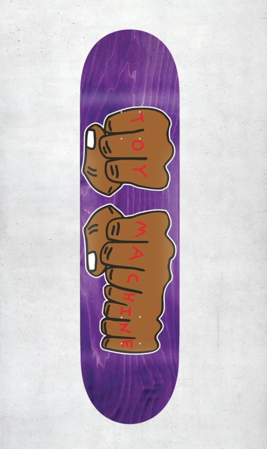 TOY MACHINE Fists Assorted Deck 7.75