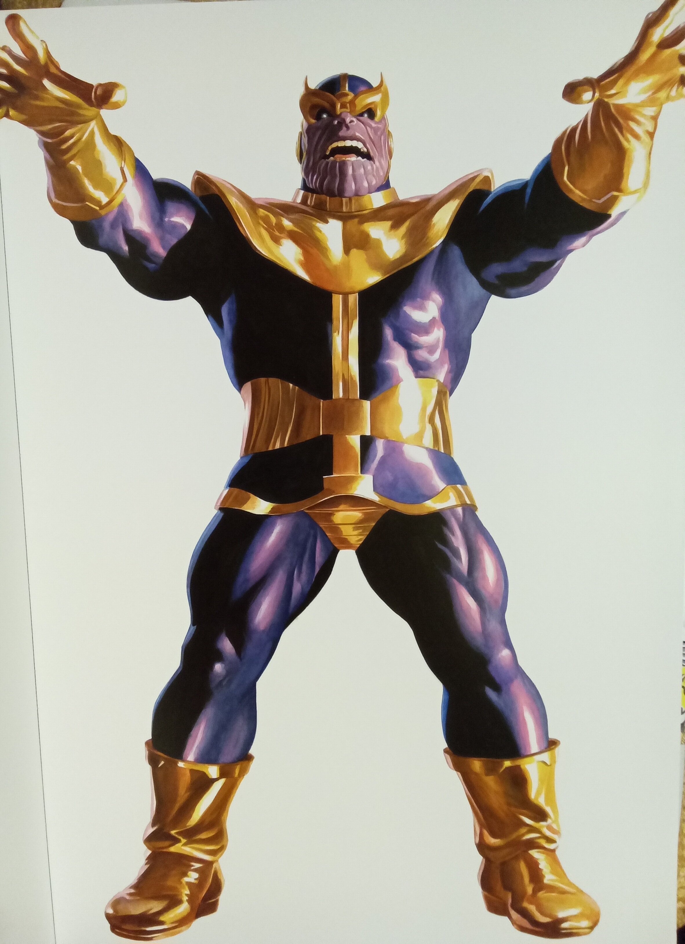The Alex Ross Marvel Comics Super Villains Poster Book - Thanos
