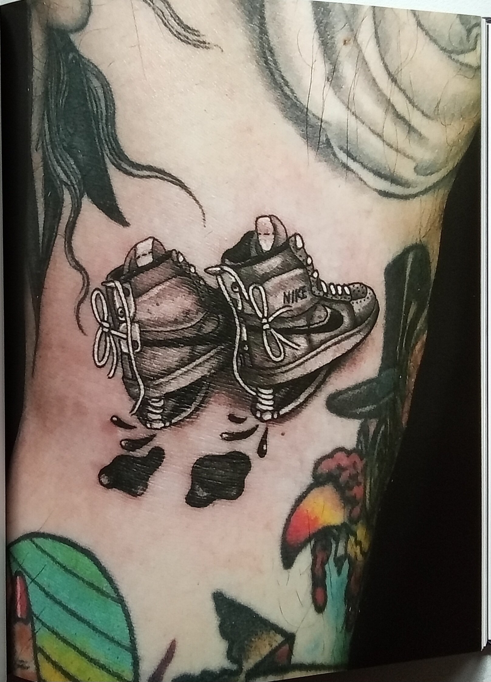 Shoe tattoos Youll never walk alone - Dan Smith