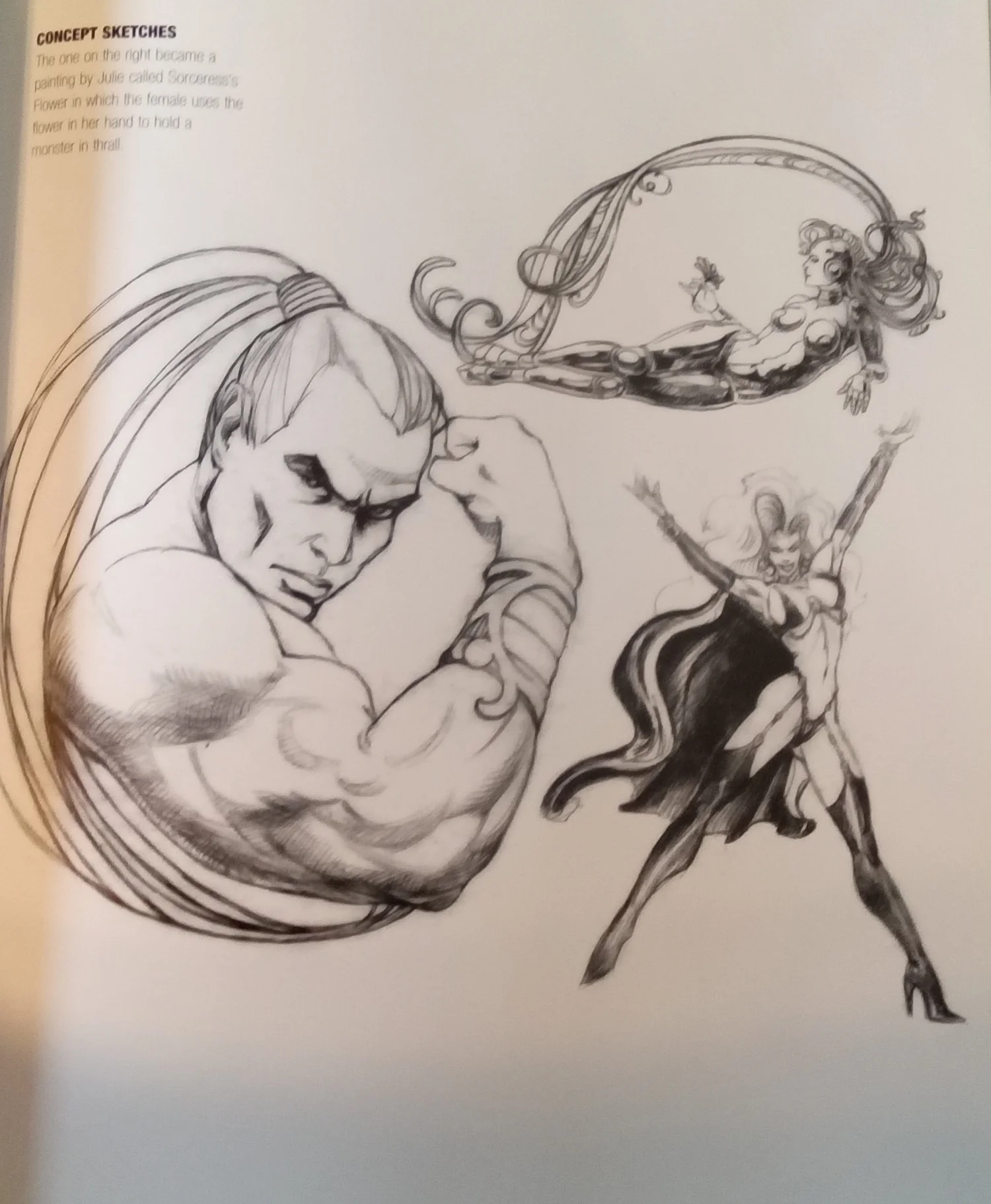 SKETCHBOOK: BORIS VALLEJO And JULIE BELL — Joe the Tattoo Guy