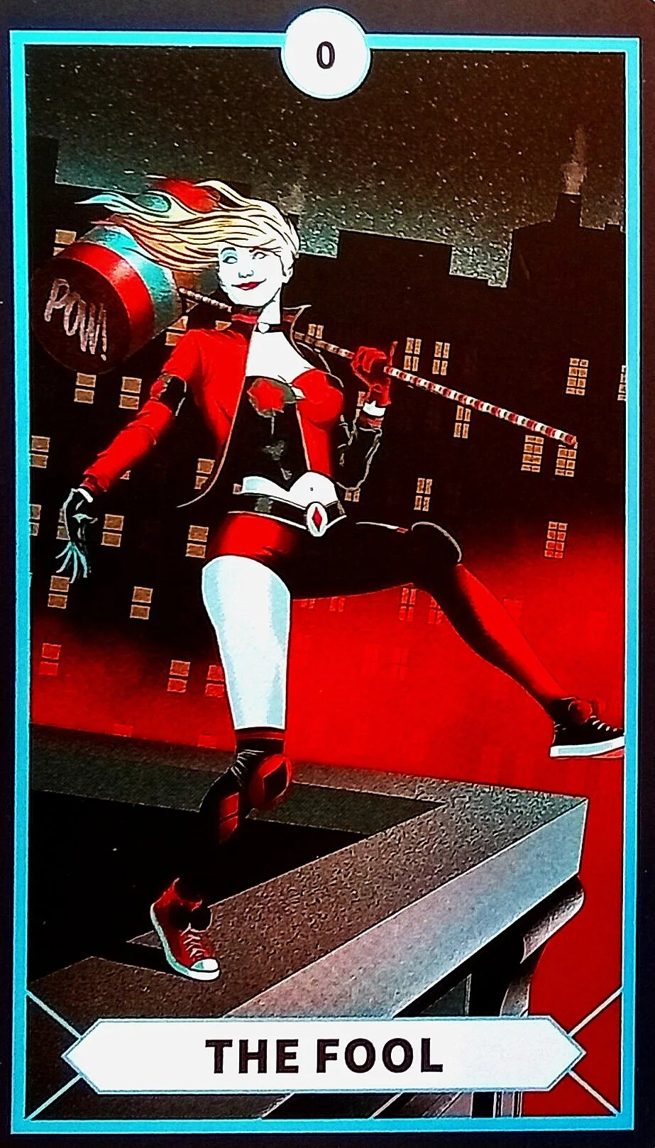 The DC Tarot Deck and Guidebook - Harley Quinn Tarot Card