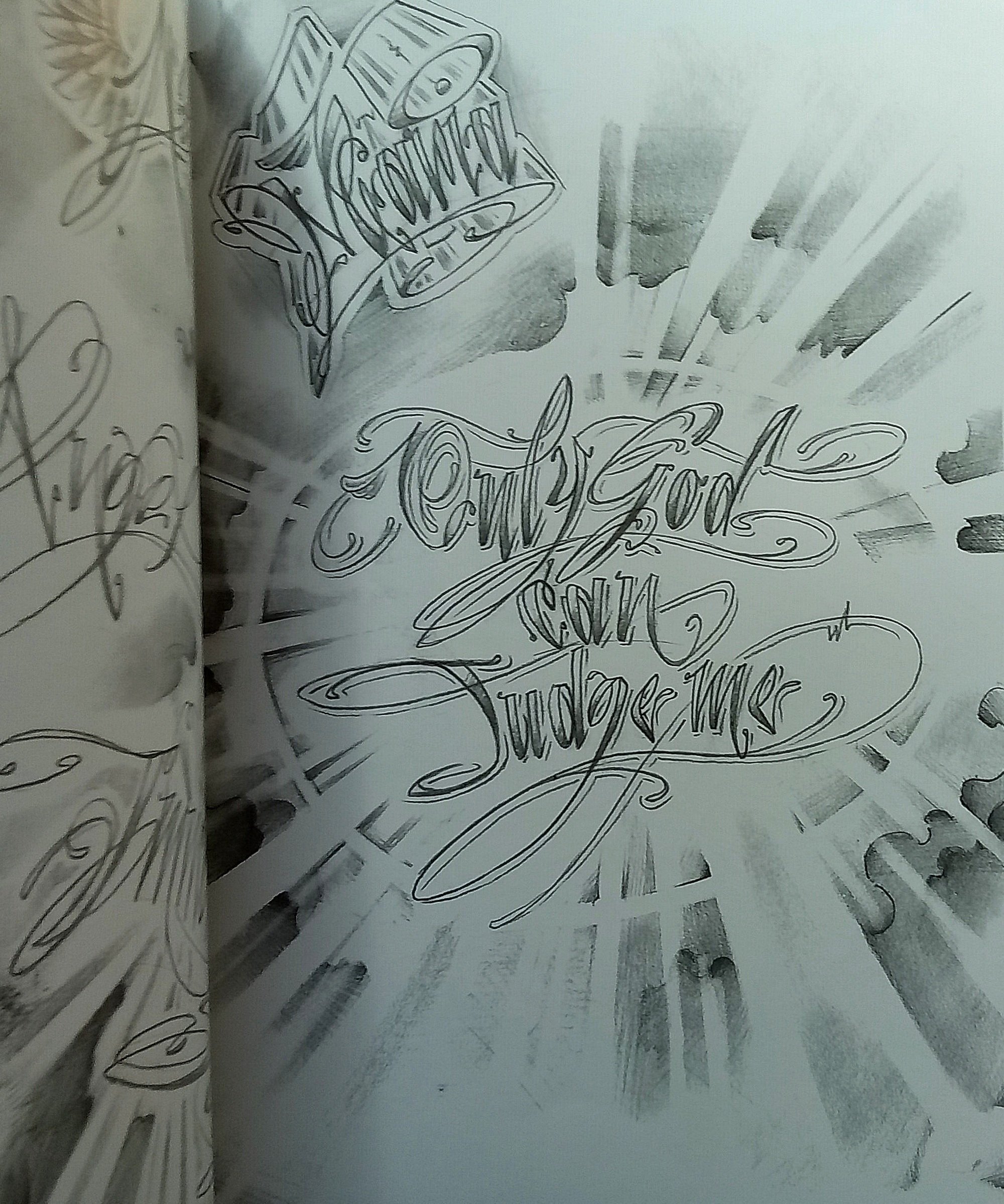 Ueo Lettering.UEO Tattoo Script (80 Pages)
