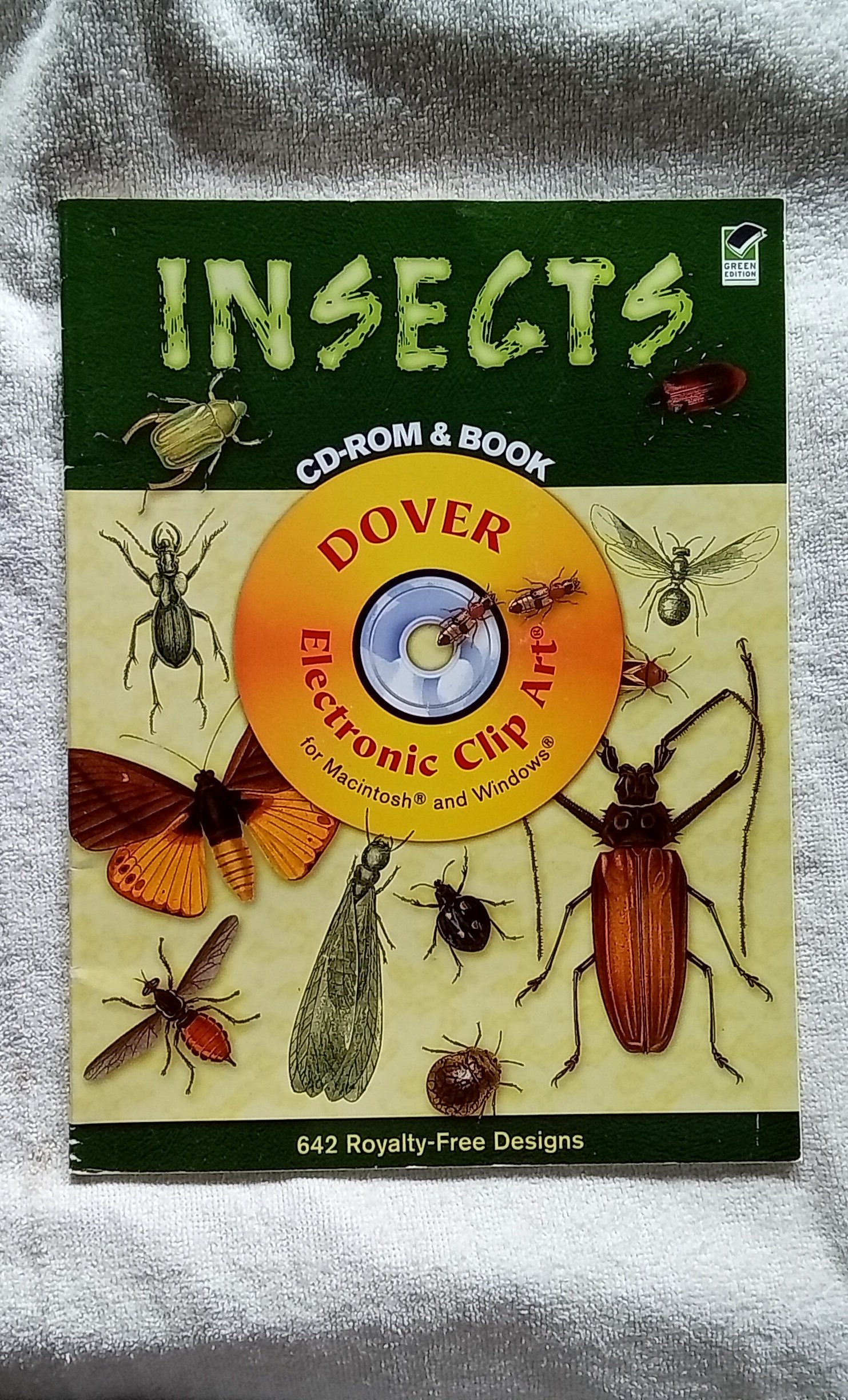 Electronic Insect Clip Art Book of Bug Images for Nature Lover Back to School Boy Scout Gift Biology of Insects Spiders Butterfly Dragonfly”