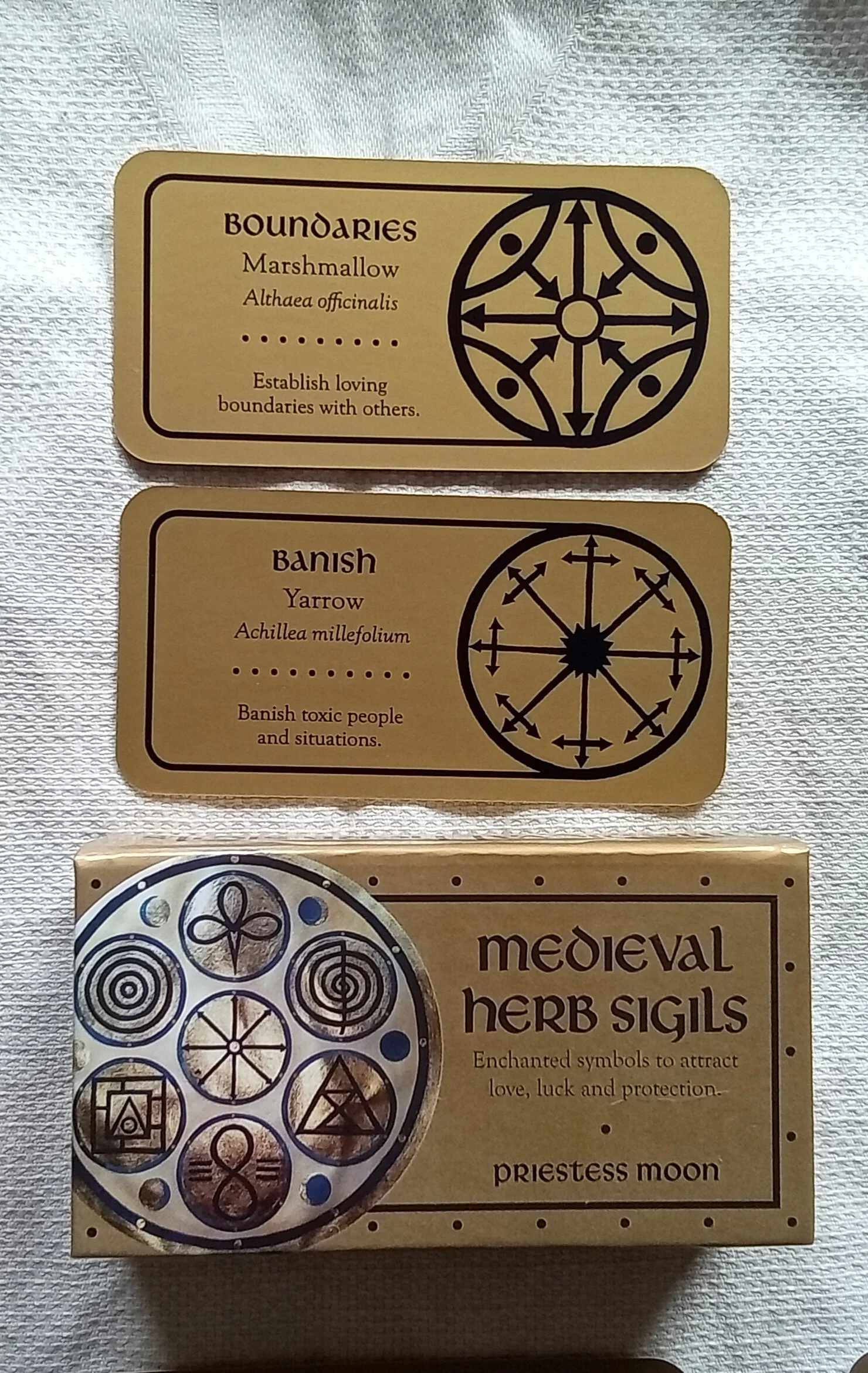 Medieval Herb Sigils (Rockpool Mini Cards)
