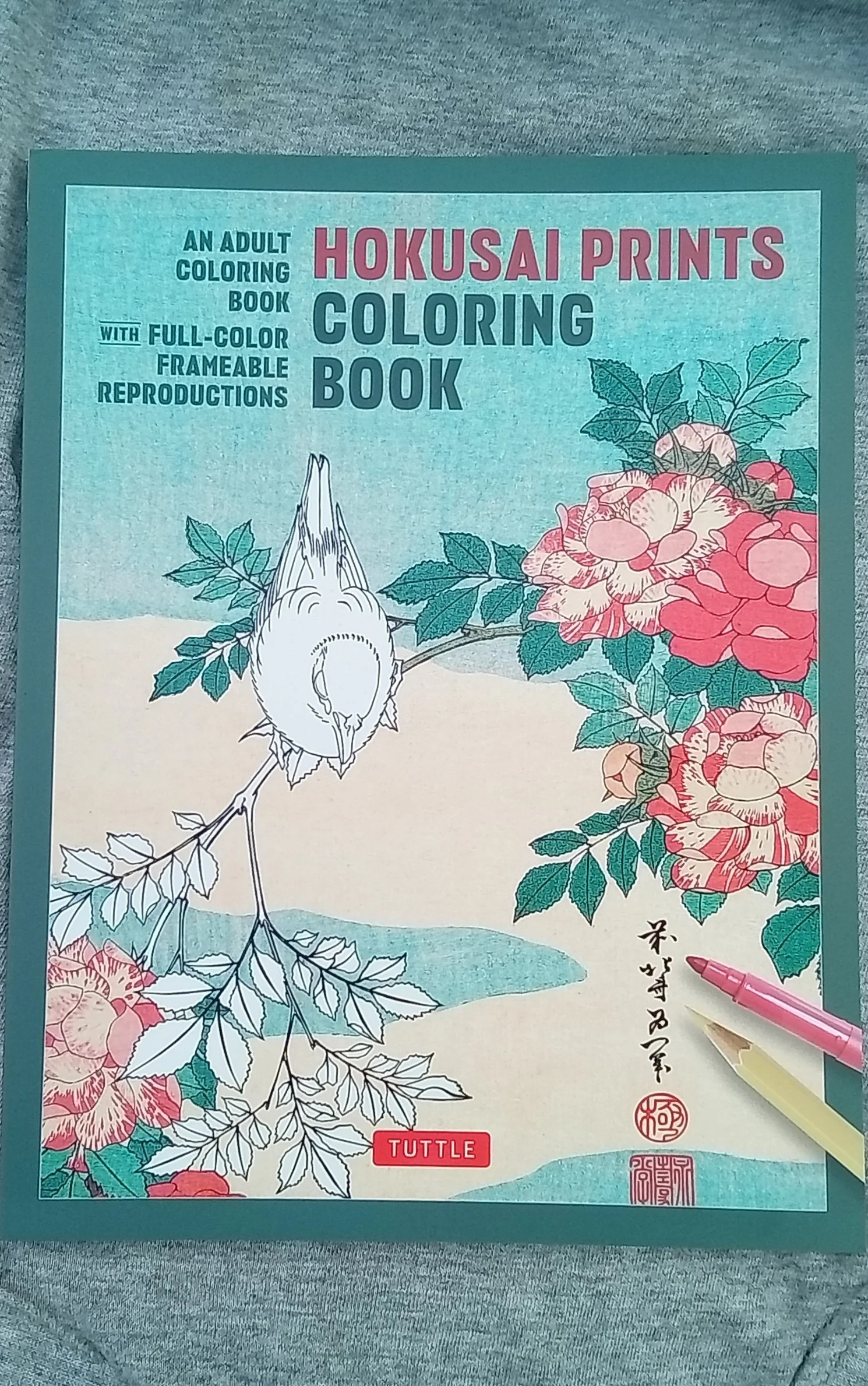 HOKUSAI PRINTS COLORING BOOK