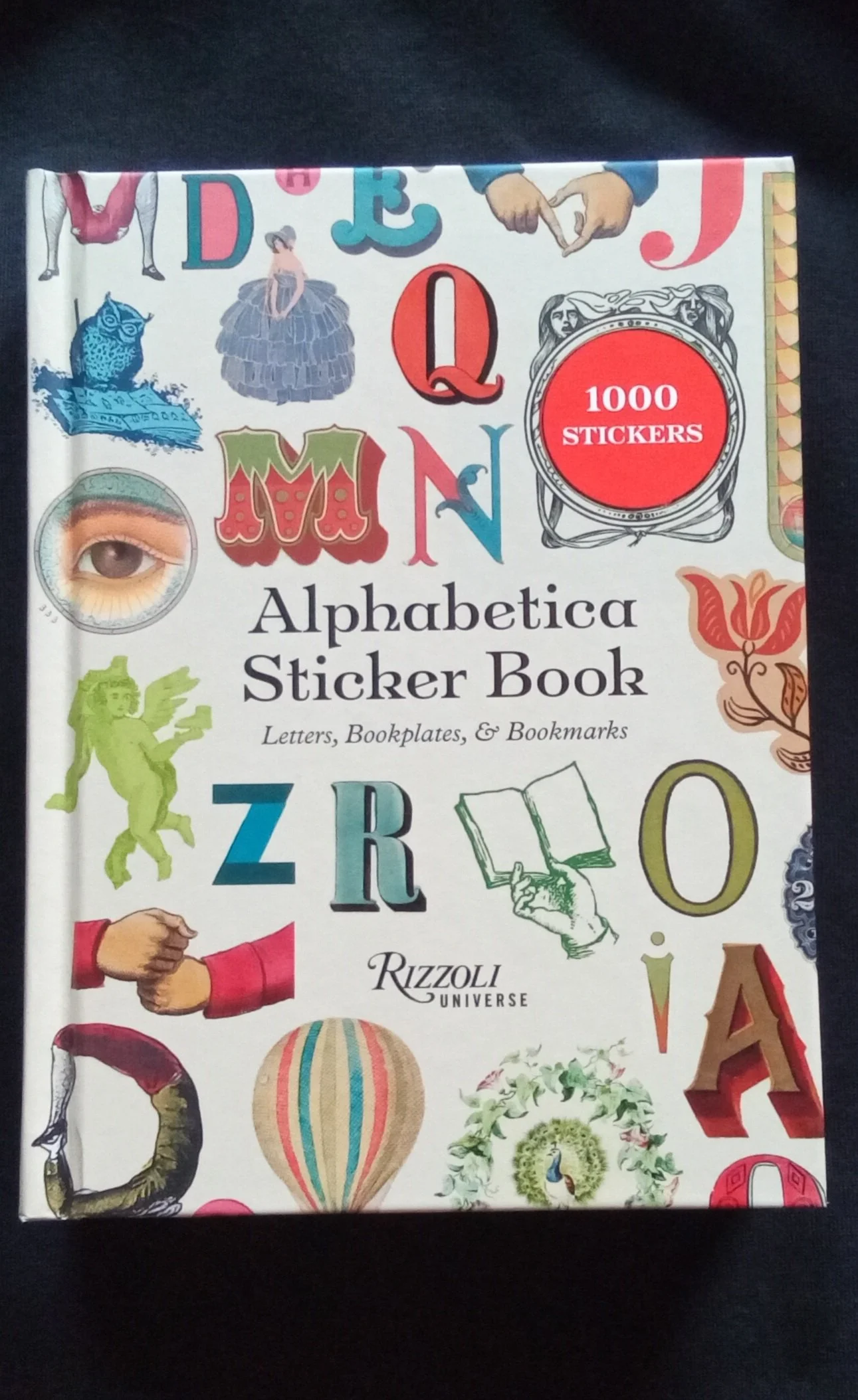 Alphabetica Sticker Book: Letters, Bookplates, and Bookmarks