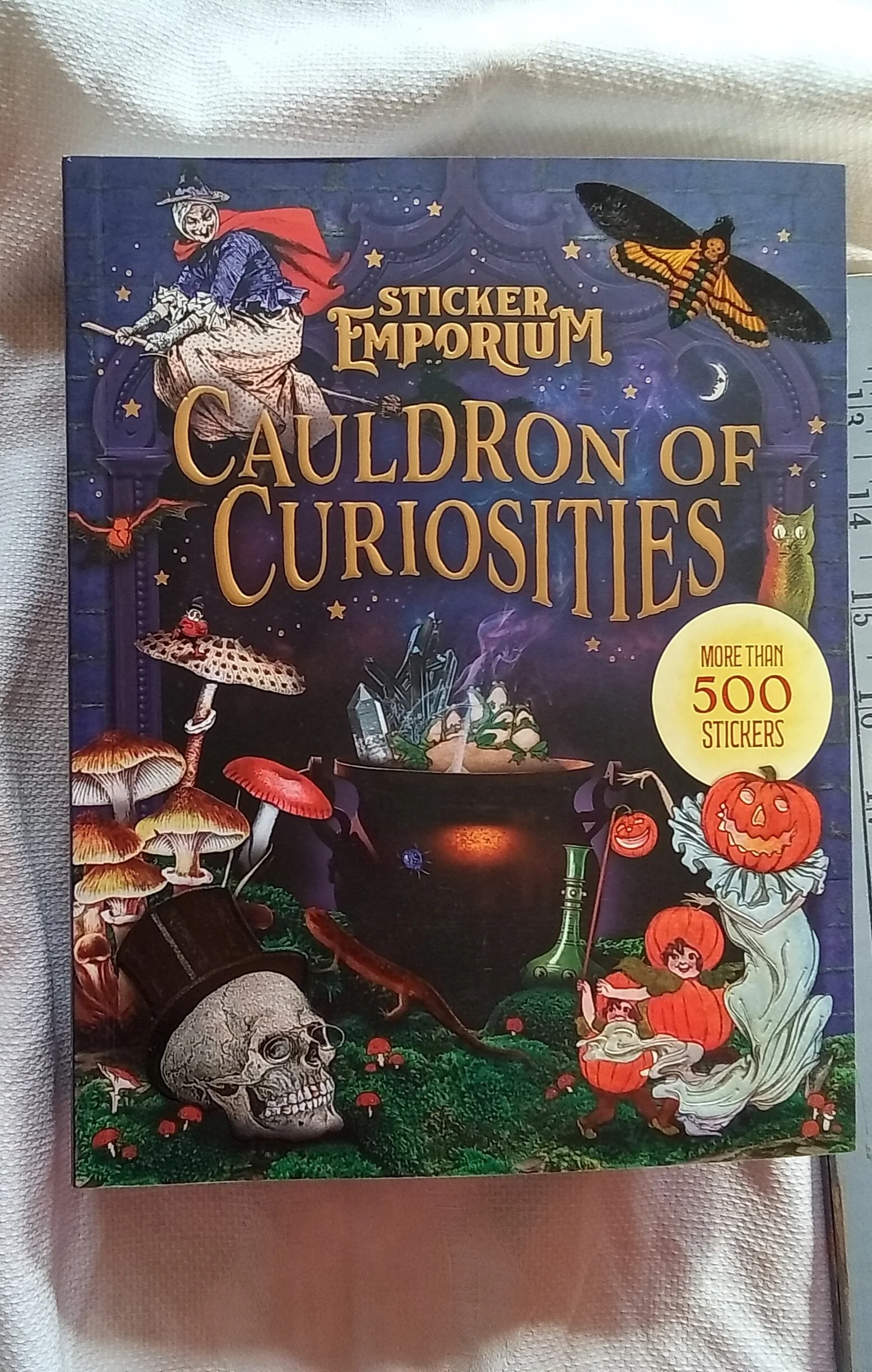 Sticker Emporium Cauldron of Curiosities - 500+ Exquisite Vintage Stickers for Scrapbooking, Journaling, Planners & Calendars and More. Includes 100 scrapbook pages