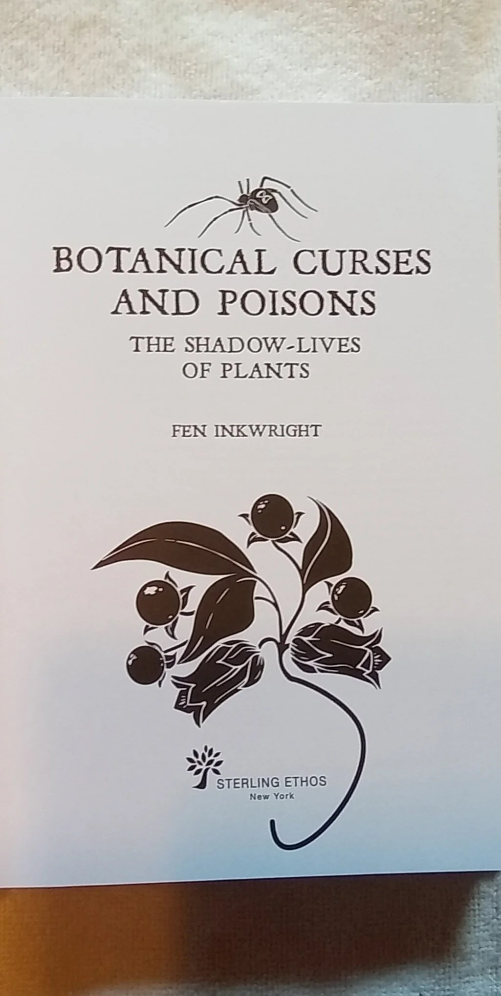 Botanical Curses and Poisons: The Shadow-Lives of Plants by Fen Inkwright (Author