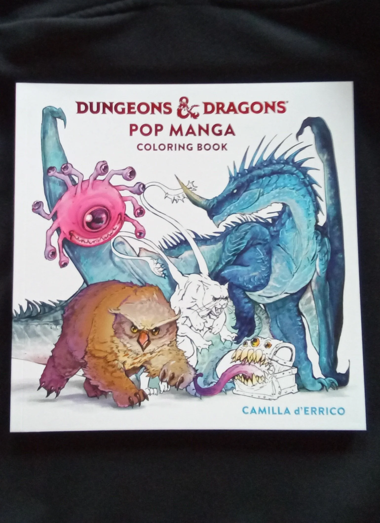 Dungeons & Dragons Pop Manga Coloring Book by Camilla d'Errico (