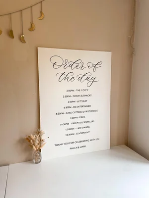 Hand painted Order of the Day Signs | Bewilderly — Bewilderly