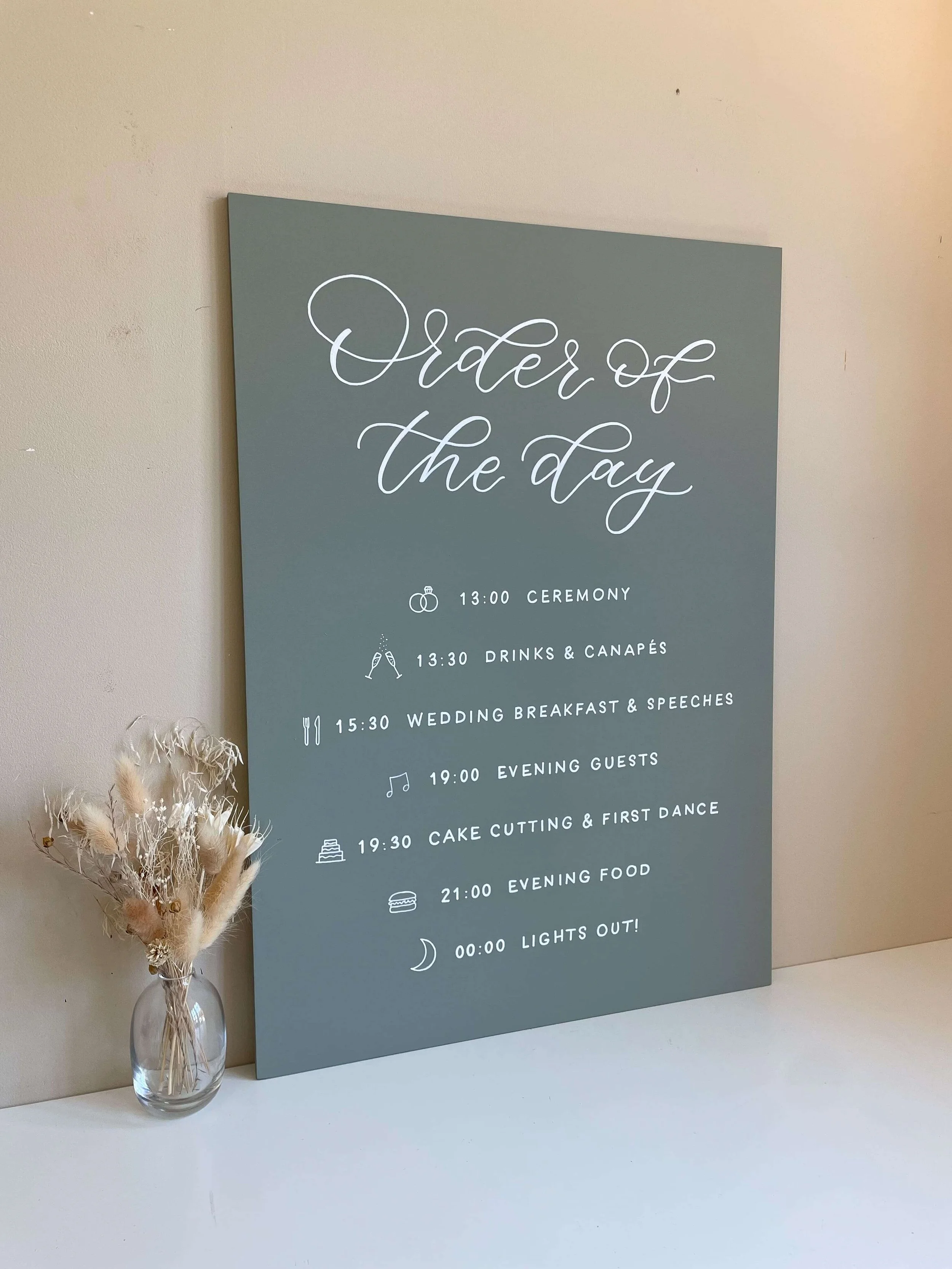 Hand painted Order of the Day Signs | Bewilderly — Bewilderly
