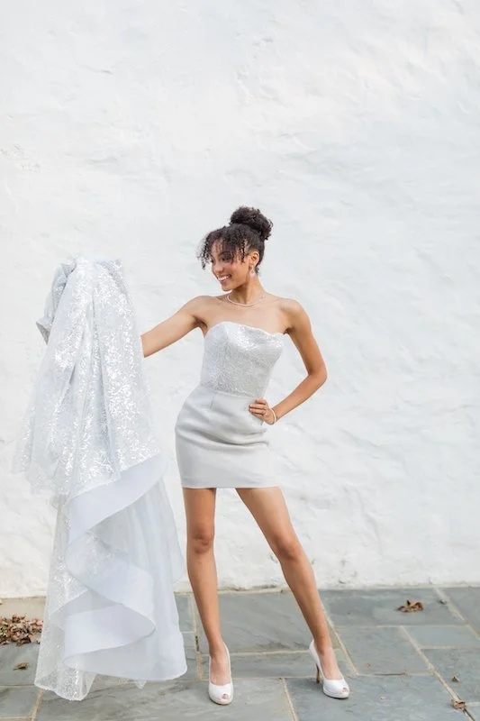 Milano Gown (with removable overskirt)