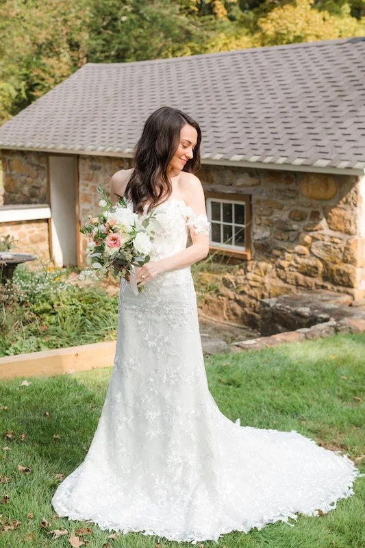 Capri Gown (with draped sleeve)