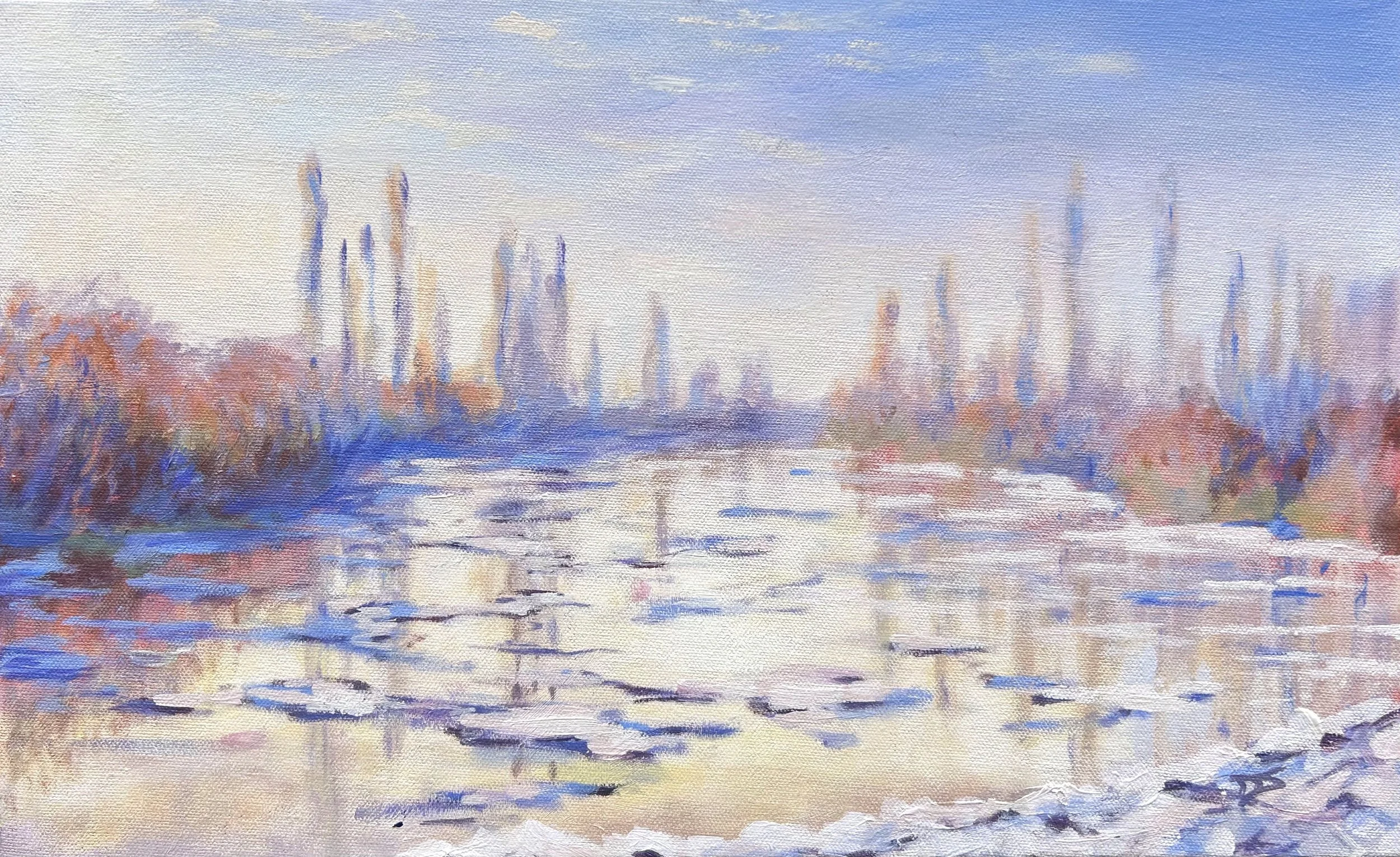 'Les Glacons' - Monet reproduction