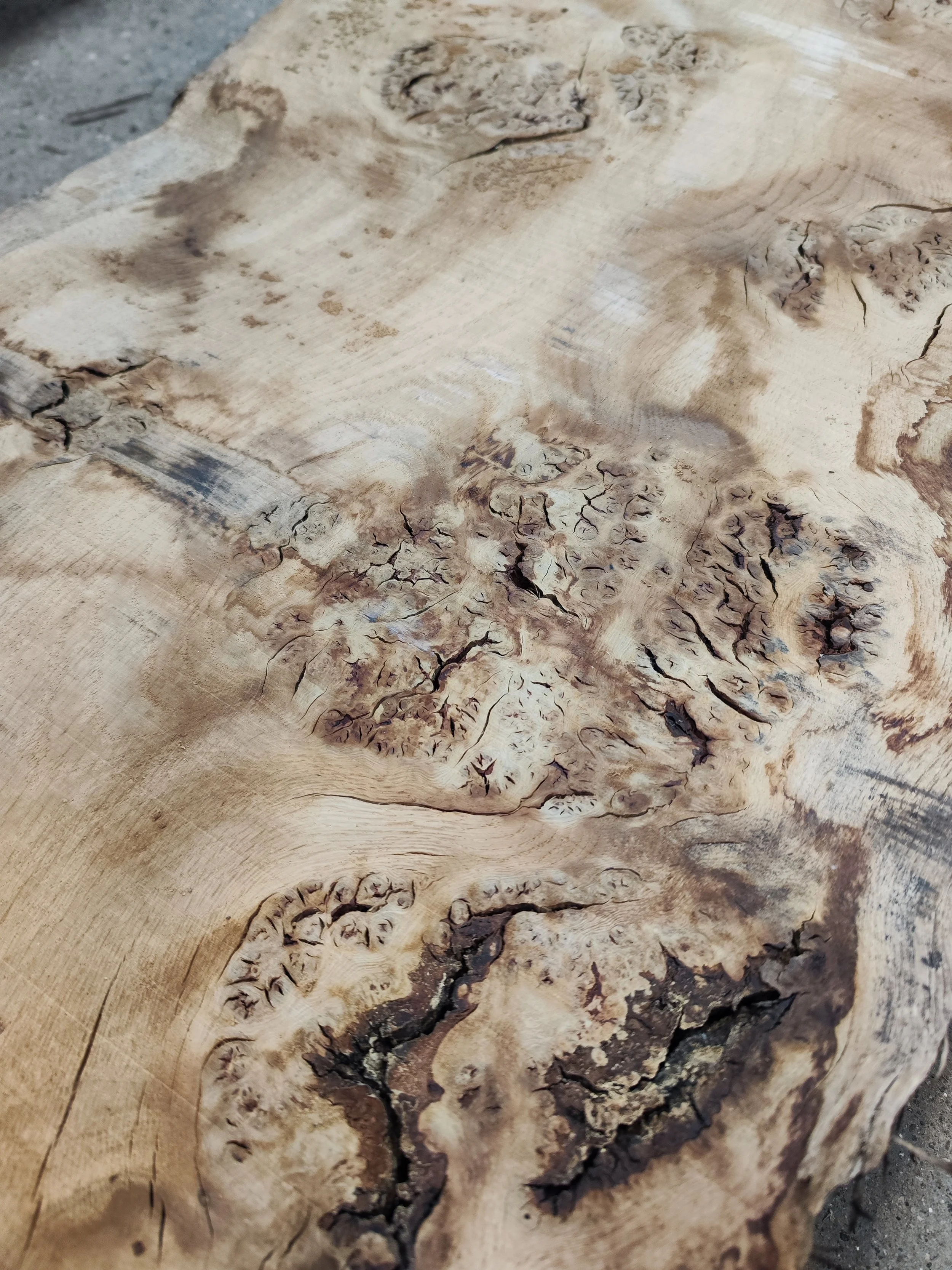 Some beautiful burrs on these boards