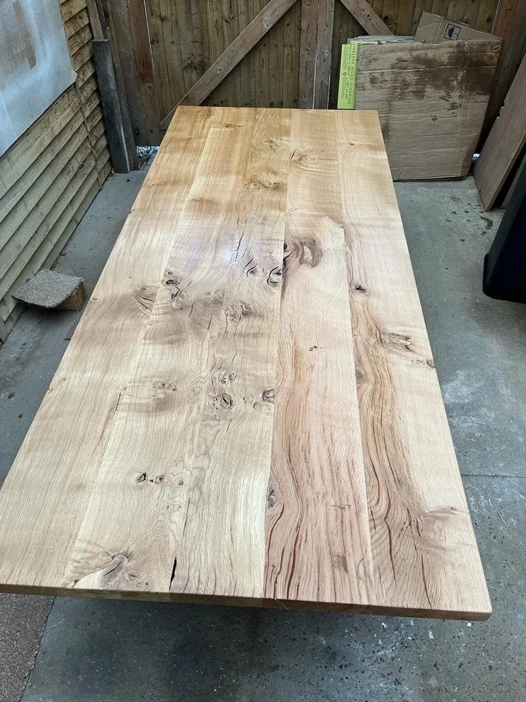 Then they are sanded, stained to colour if required and finished with x3 coats of hard-wearing lacquer.