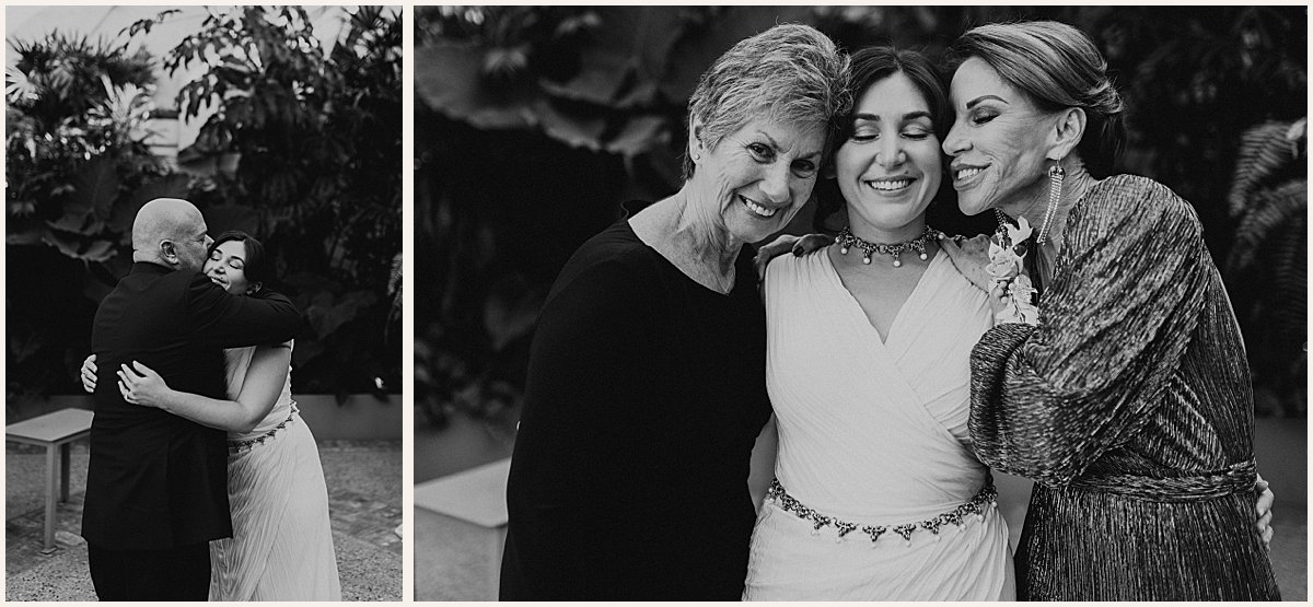 Bride with family members before wedding day | Lauren Parr Photography