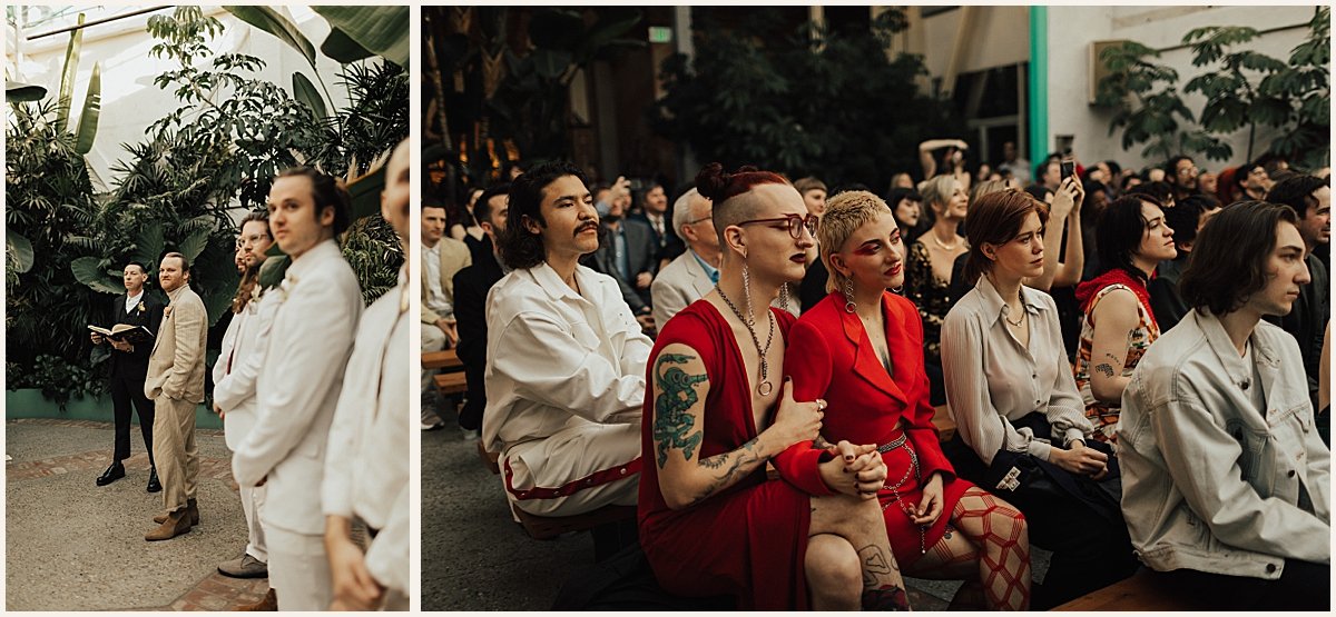 Non-Traditional Wedding Ceremony at the Valentine in Downtown Los Angeles | Lauren Parr Photography