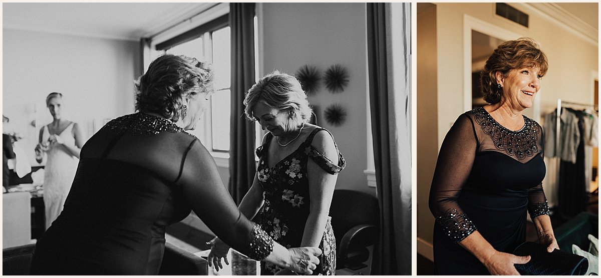 Mother of the bride and groom best friends on wedding day | Lauren Parr Photo