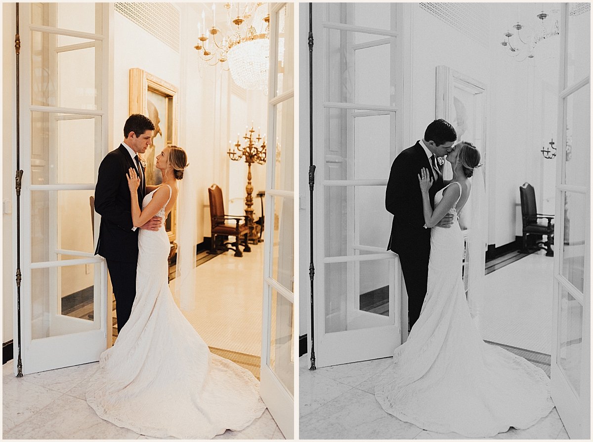 Intimate couples portraits on wedding day | Lauren Parr Photography