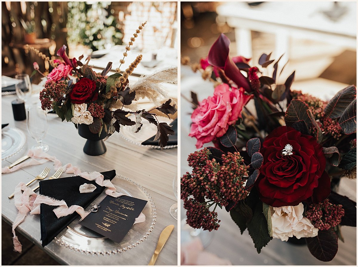 Wedding day ring and floral details | Lauren Parr Photography