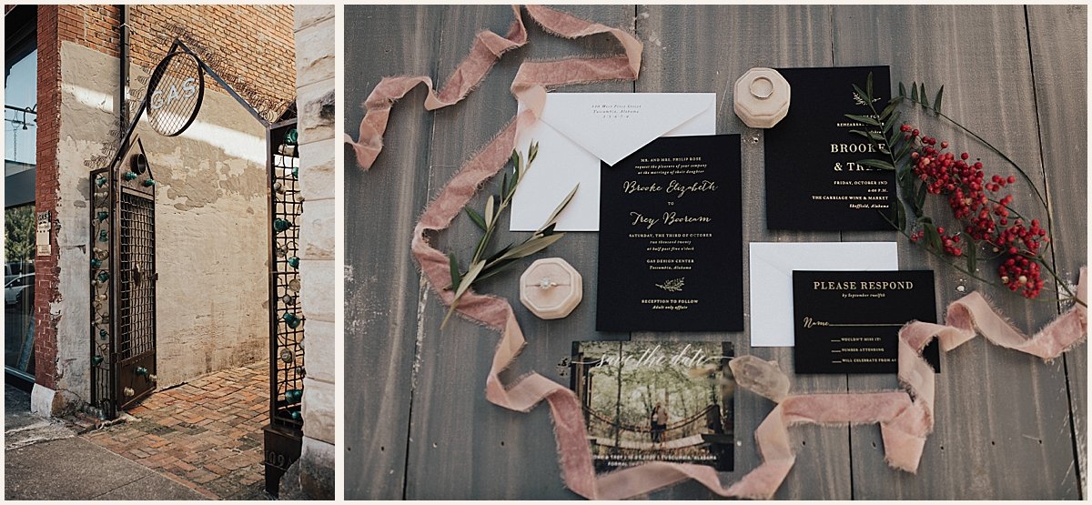 Wedding Invitation Flat Lays | Lauren Parr Photography
