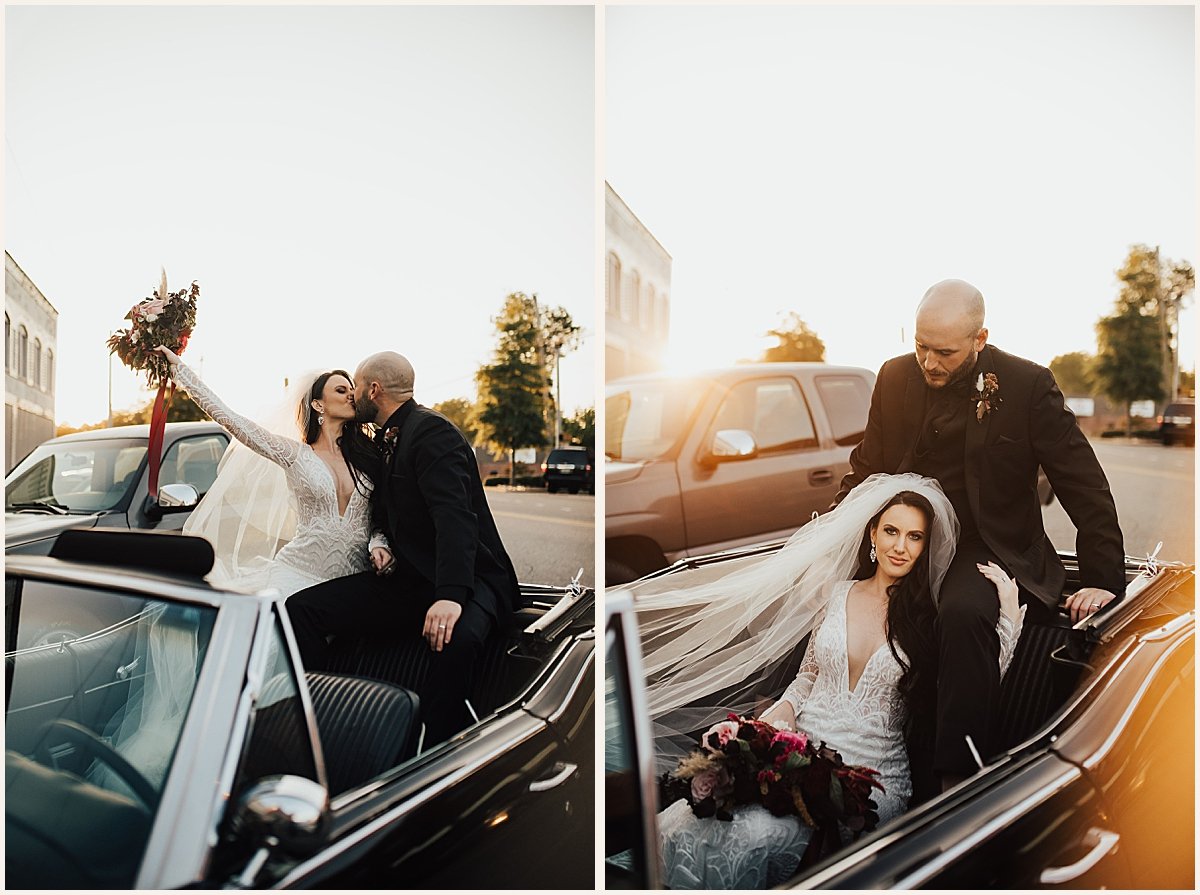 Edgy and Romantic Bride and Groom portraits on wedding day | Lauren Parr Photography