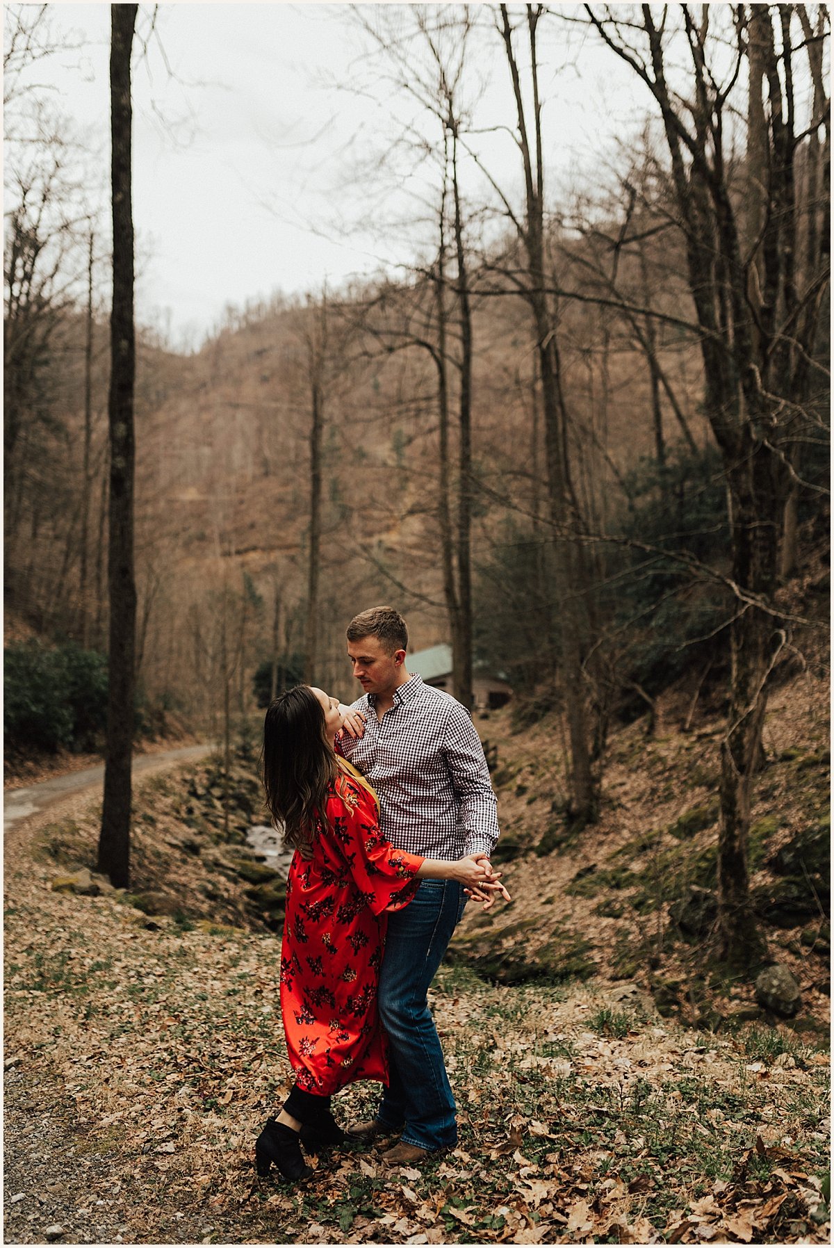 Coupe in the Smoky Mountains with Dog | Lauren Parr Photography | Traveling Wedding Photographer Capturing Intimate Moments