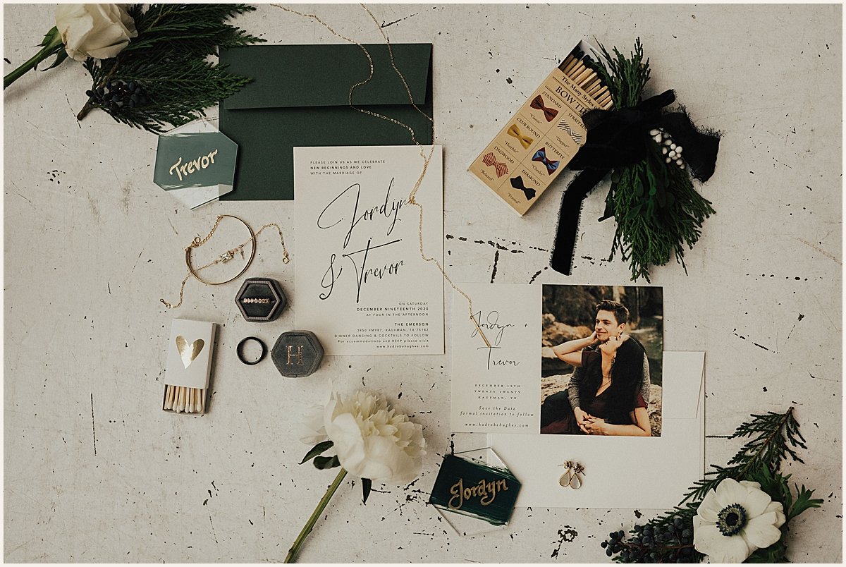 Dark Green Winter Wedding at The Emerson | Lauren Parr Photographer | Austin Based Wedding Photographer