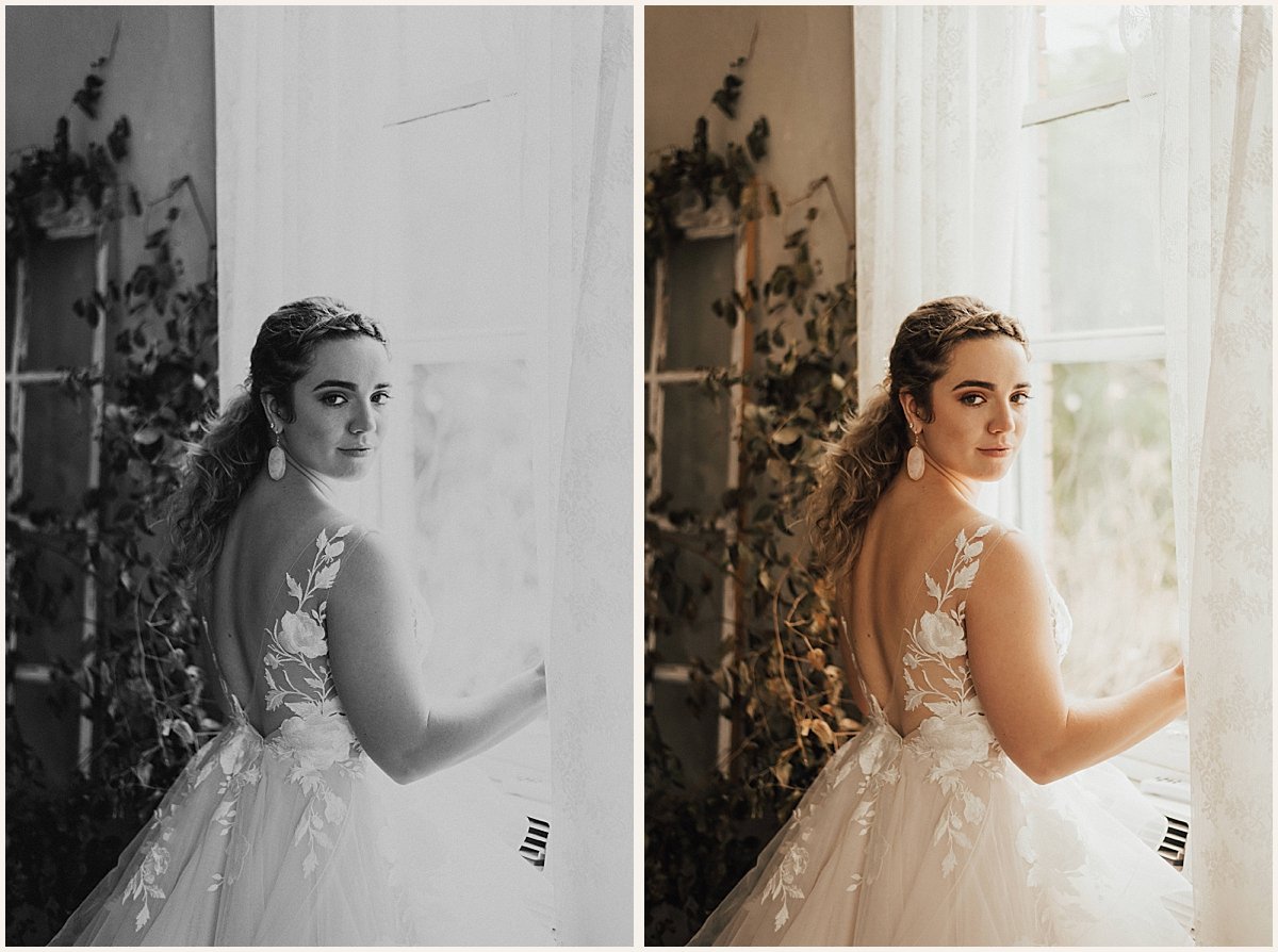 Modern Wedding Portraits at The Carrington in Buda | Lauren Parr Photography | Austin Wedding Photographer