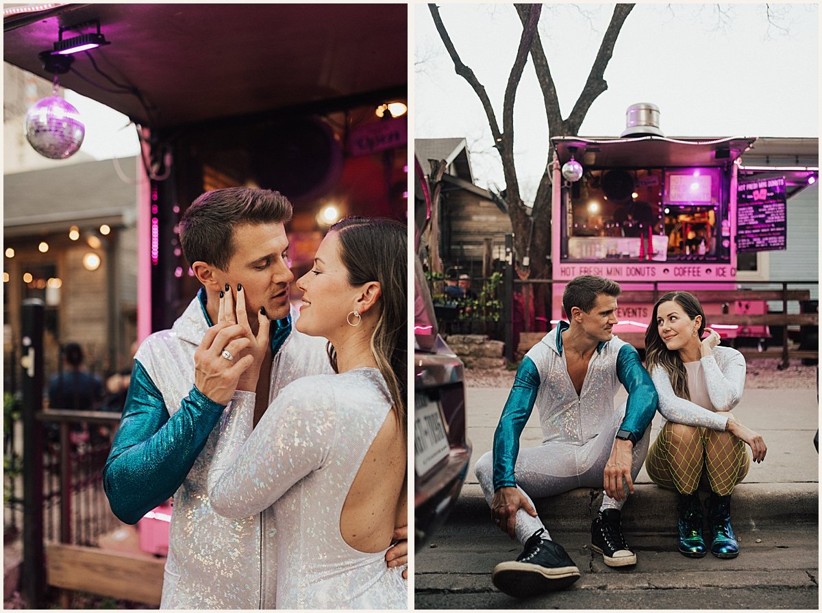 Festival Styled Engagement Shoot on Rainey Street | Texas Wedding Photographer | Lauren Parr Photography