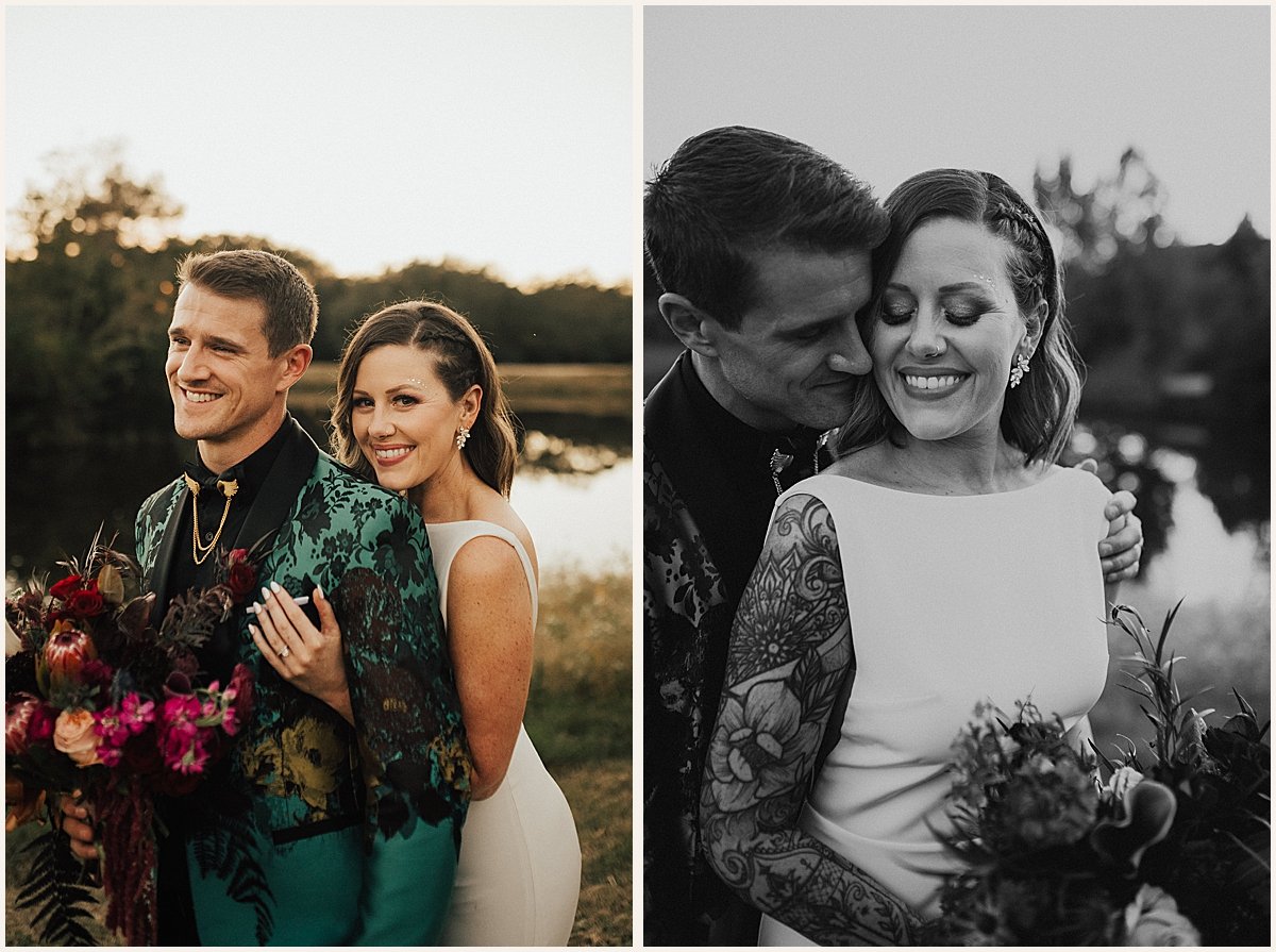 Bride and Groom Portraits at Festival Themed Wedding in Austin, Texas | Texas Luxury Wedding Photographer | Lauren Parr Photography