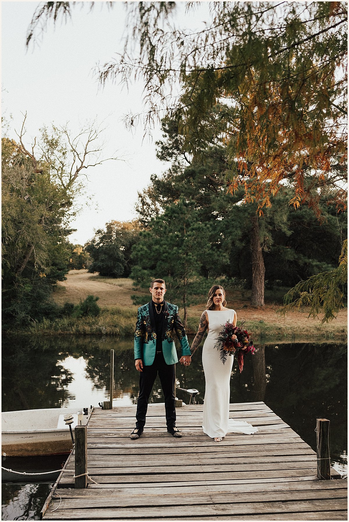 Bride and Groom Portraits at Festival Themed Wedding in Austin, Texas | Texas Luxury Wedding Photographer | Lauren Parr Photography