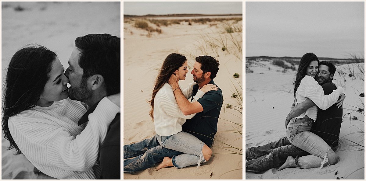 Romantic Couples Portraits on Texas Beach | Lauren Parr Photography