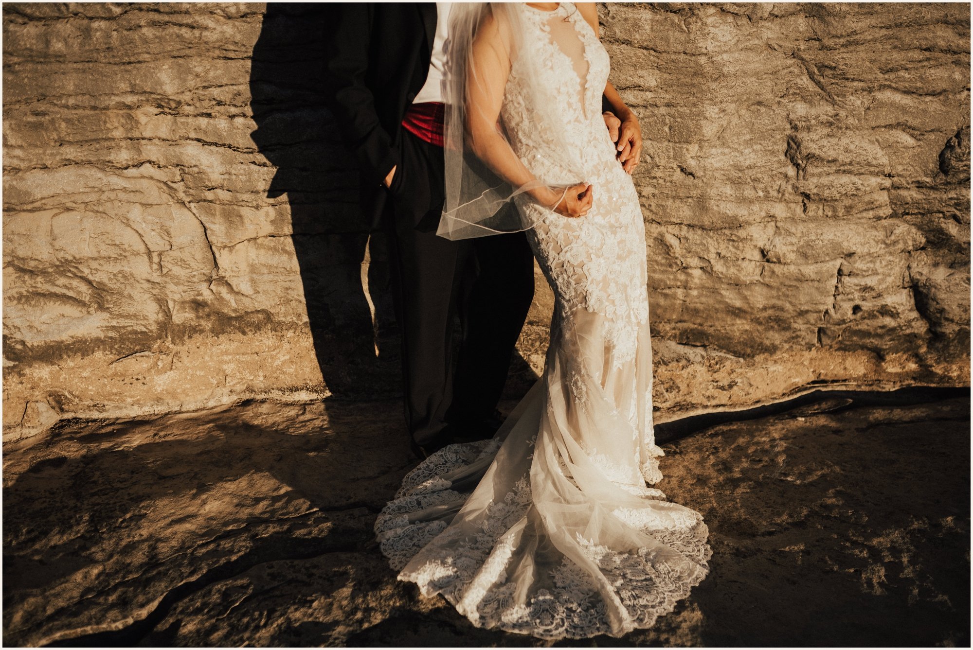 Wedding Portraits at Pedernales Falls State Park in Texas | Lauren Parr Photography | Austin Based Wedding Photographer