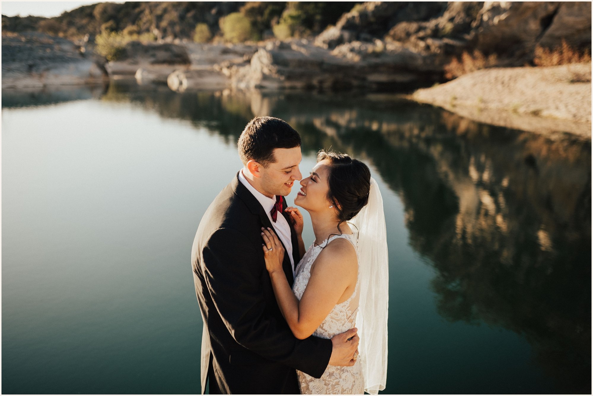 Wedding Portraits at Pedernales Falls State Park in Texas | Lauren Parr Photography | Austin Based Wedding Photographer