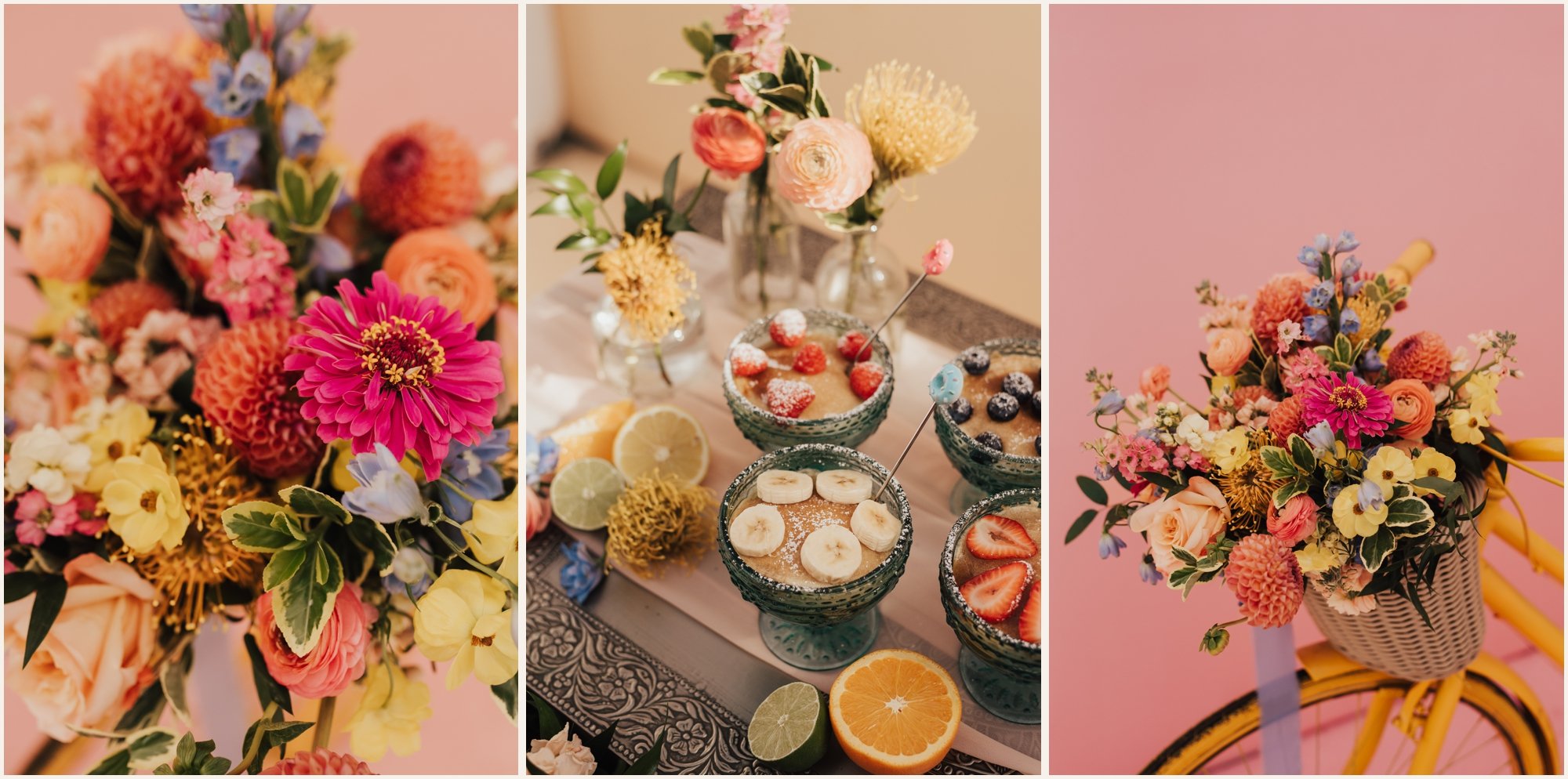 Colorful Wedding Inspiration with Large Bridal Bouquet | Lauren Parr Photography | Austin Based Wedding Photographer