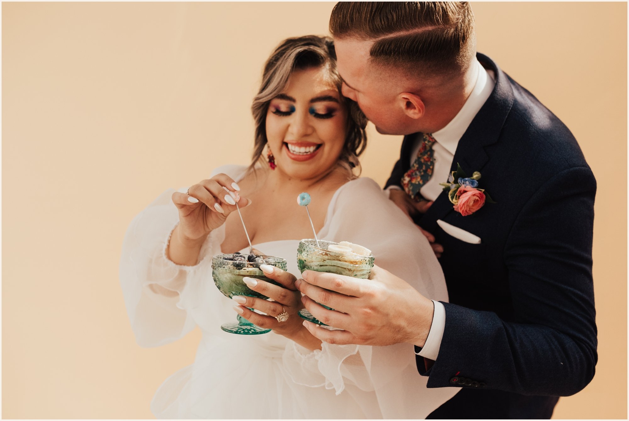 Couples Portraits at Colorful Wedding Styled Shoot | Lauren Parr Photography | Austin Based Wedding Photographer