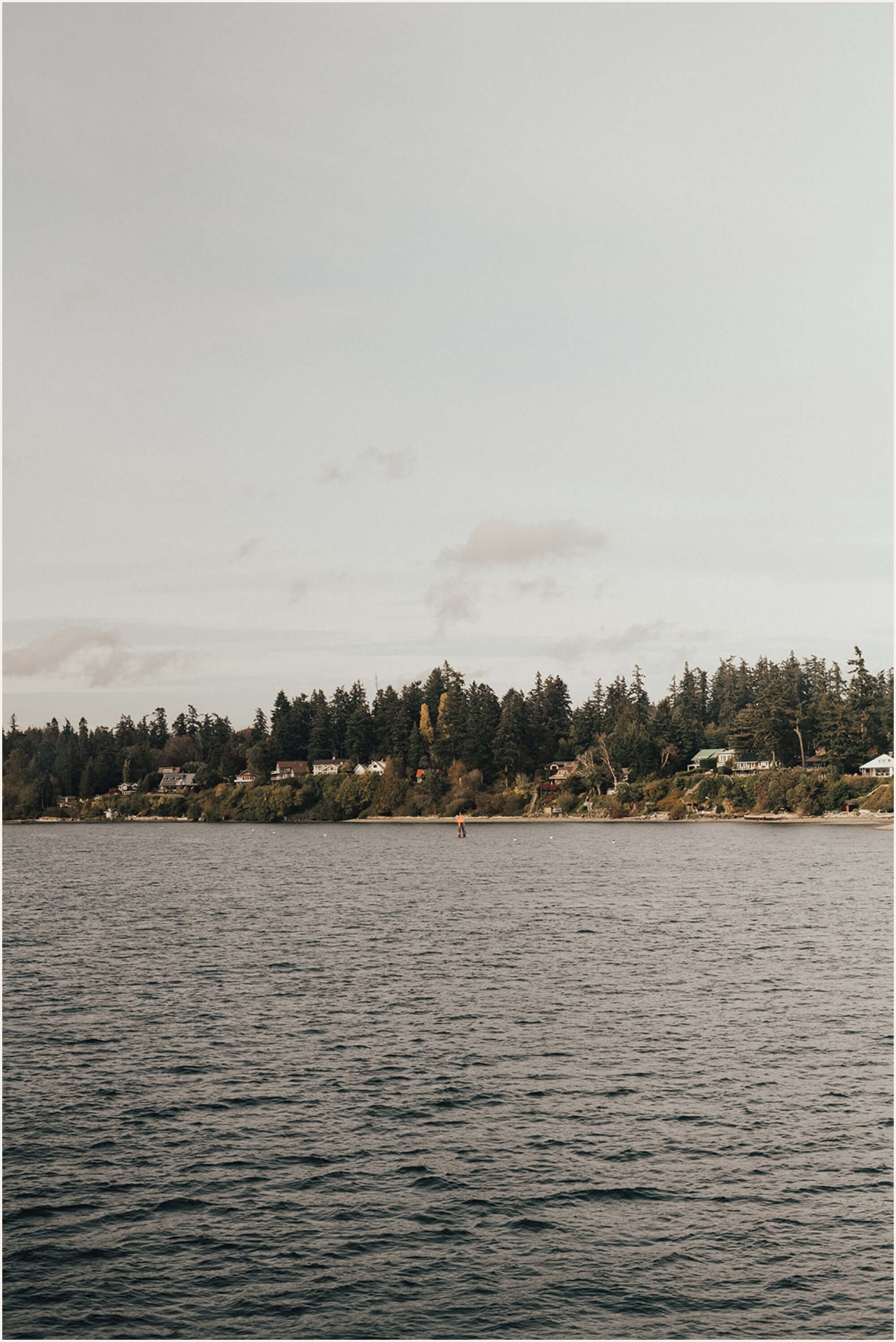 View from ferry to Bainbridge Island