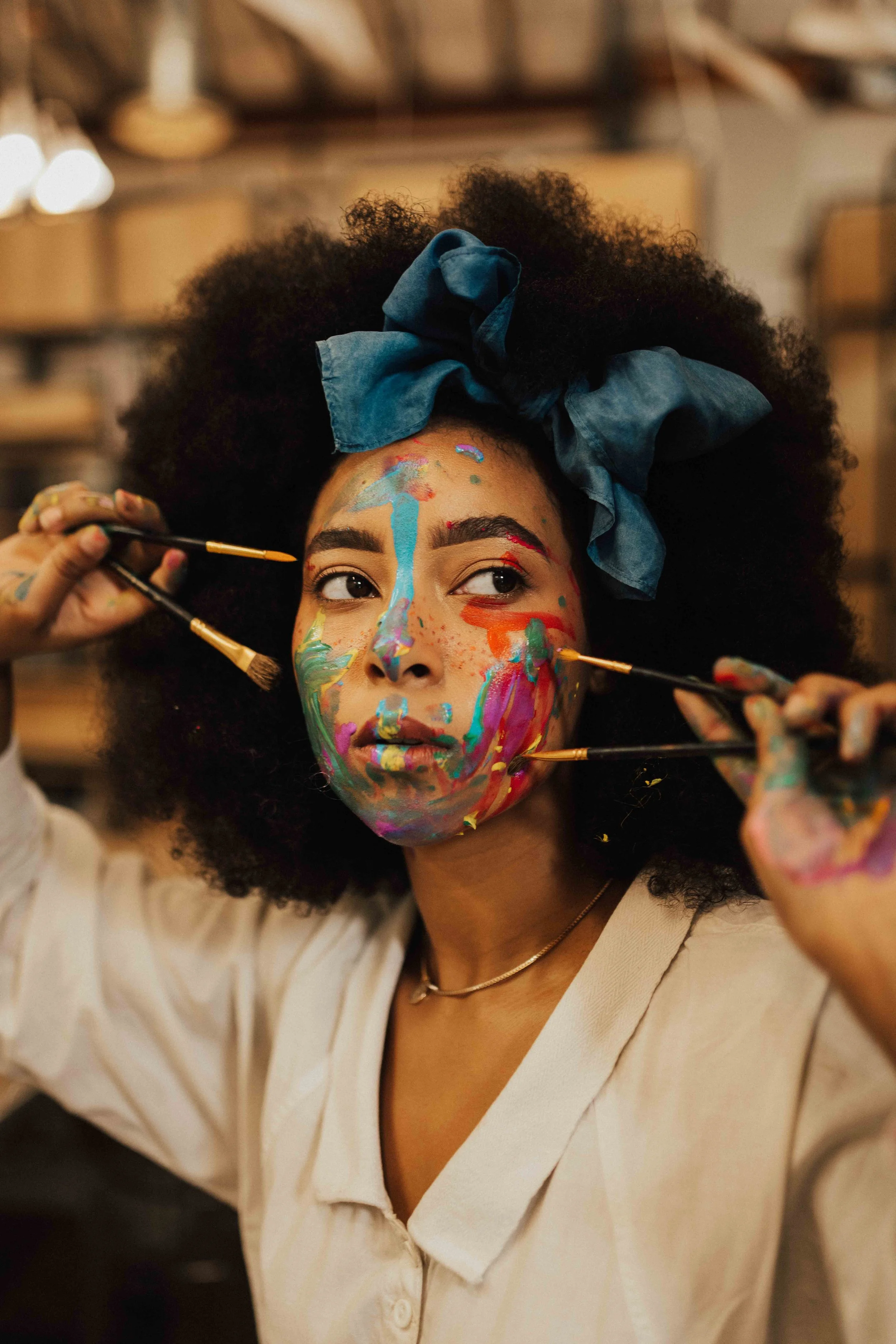 Playing with Paint at Craft Austin Lauren Parr Photography