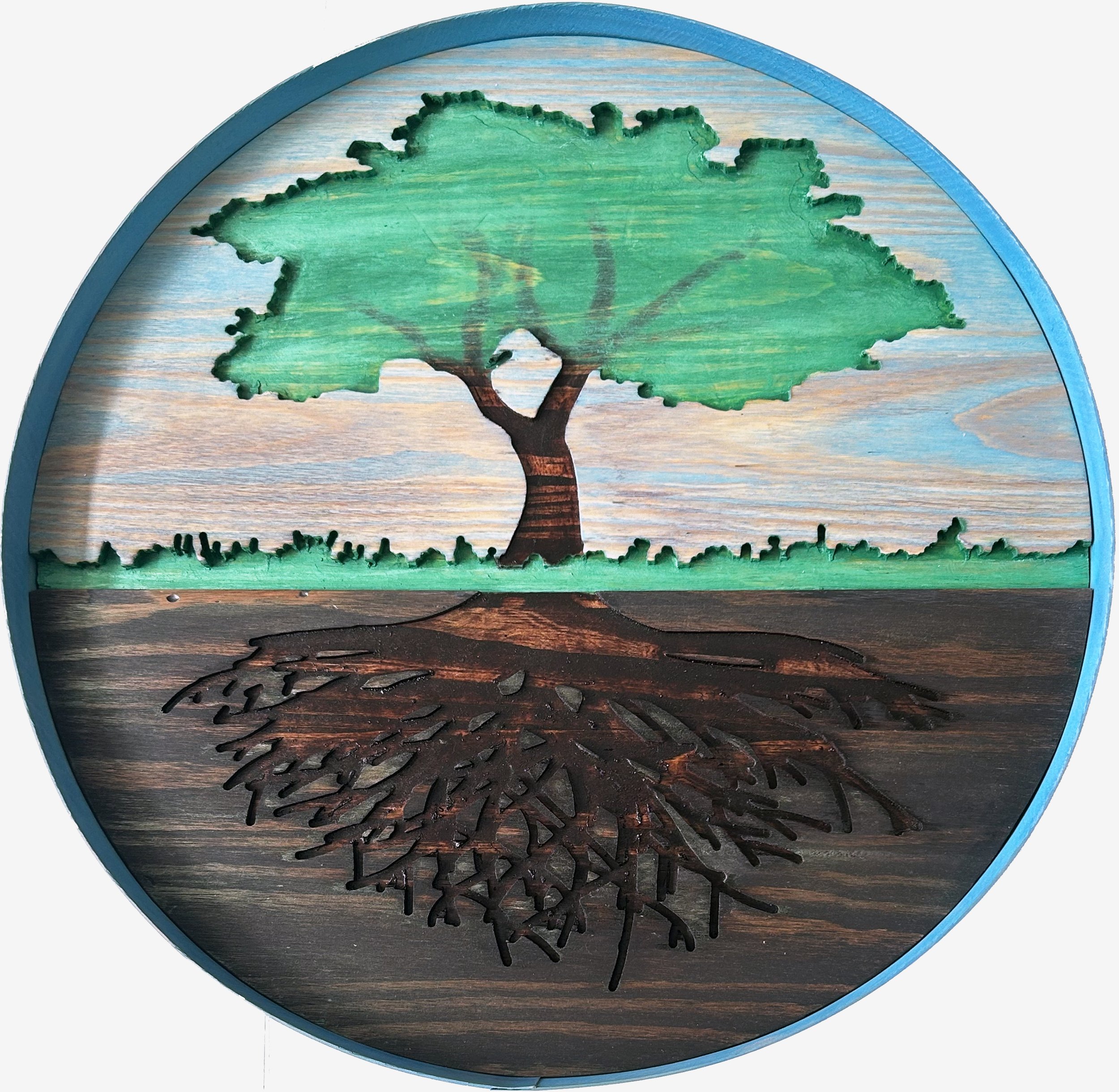  Summer's Day  
Oil on Woodwork - 18" x 18" 
$375.00