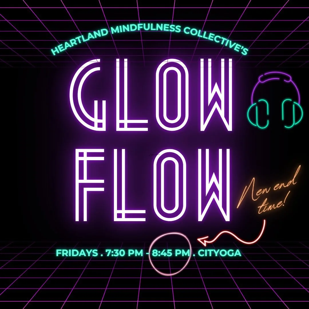 Do not sleep on Glow Flow Yoga with @foreverpretty.101 at @cityoga !!! That said, we also know how important sleep is&hellip; so we&rsquo;ve adjusted the timing of this offering to get y&rsquo;all back to your beds even sooner on Friday nights!!! New
