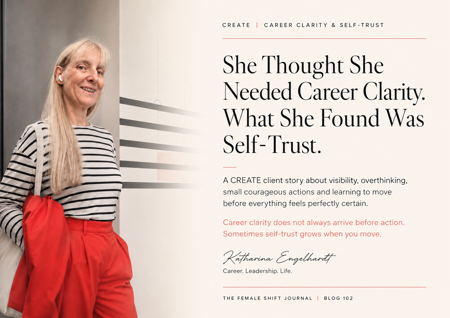 She Thought She Needed Career Clarity. What She Found Was Self-Trust.