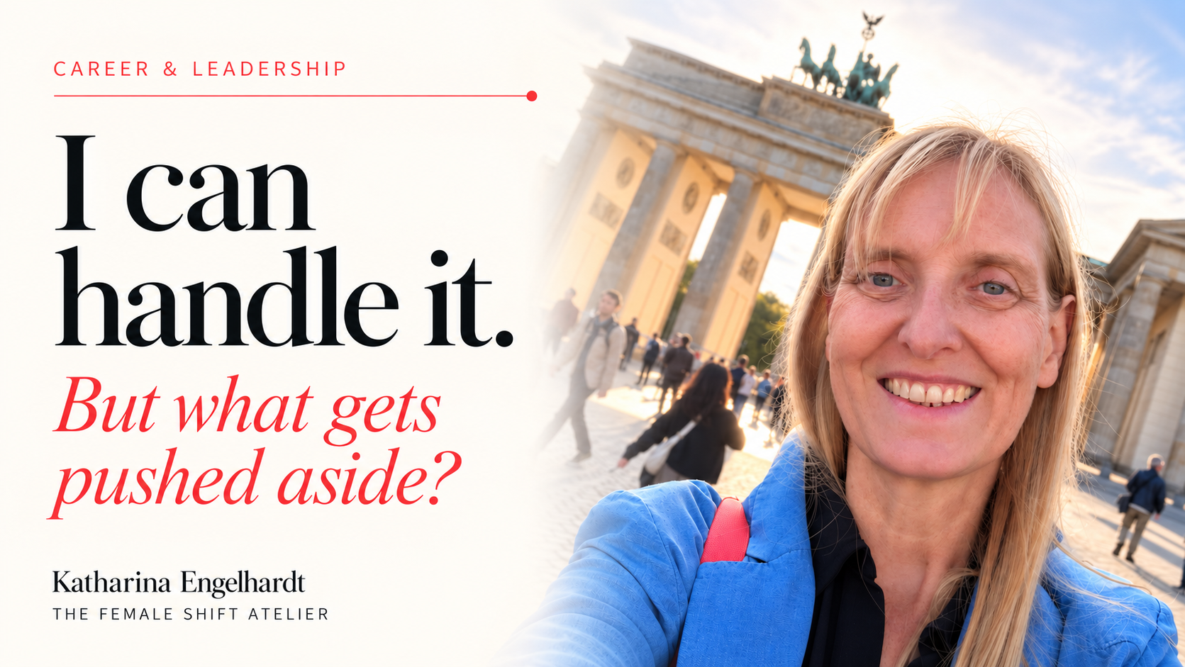 When “I Can Handle It” Becomes a Career Trap