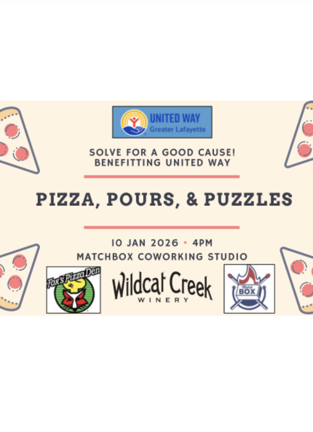 Pizza, Pours, &amp; Puzzles