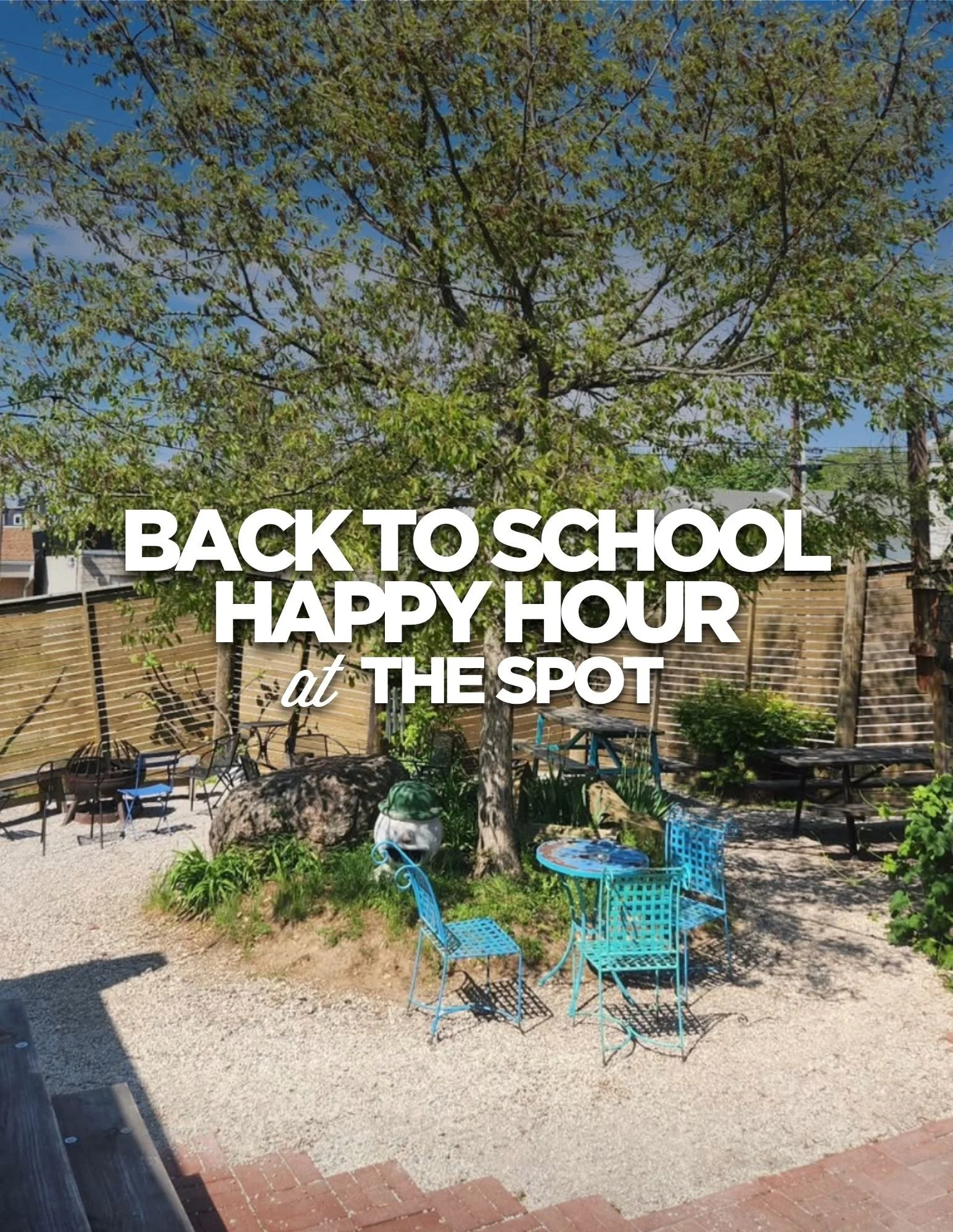 Back to School Happy Hour