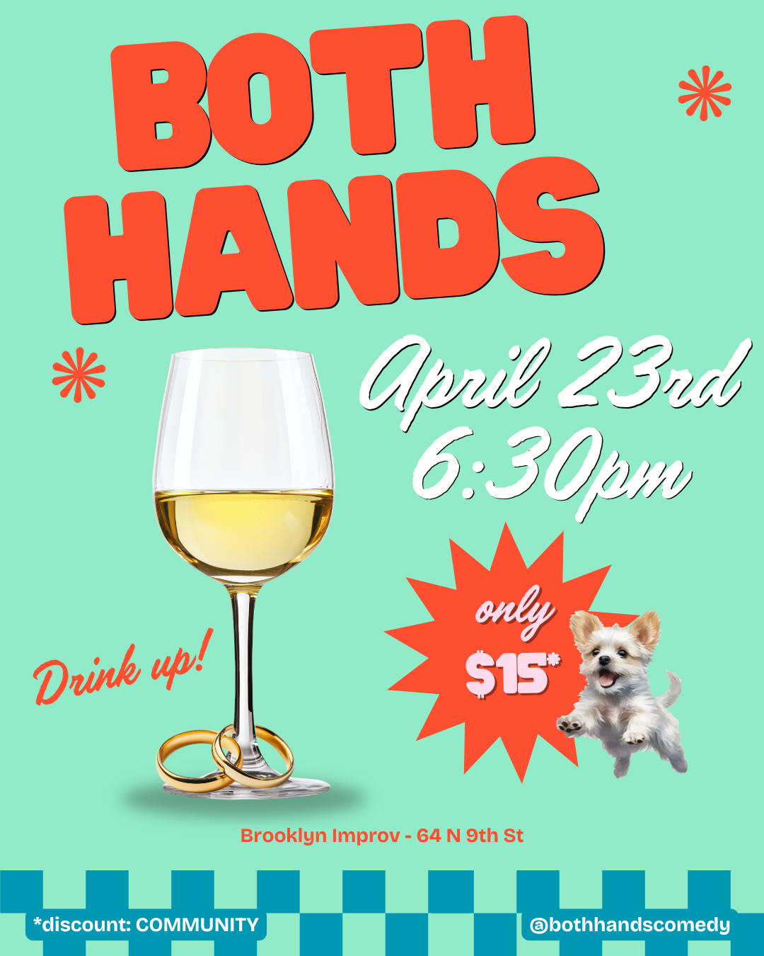 Both Hands - Sketch Comedy Show - April show at Brooklyn Improv