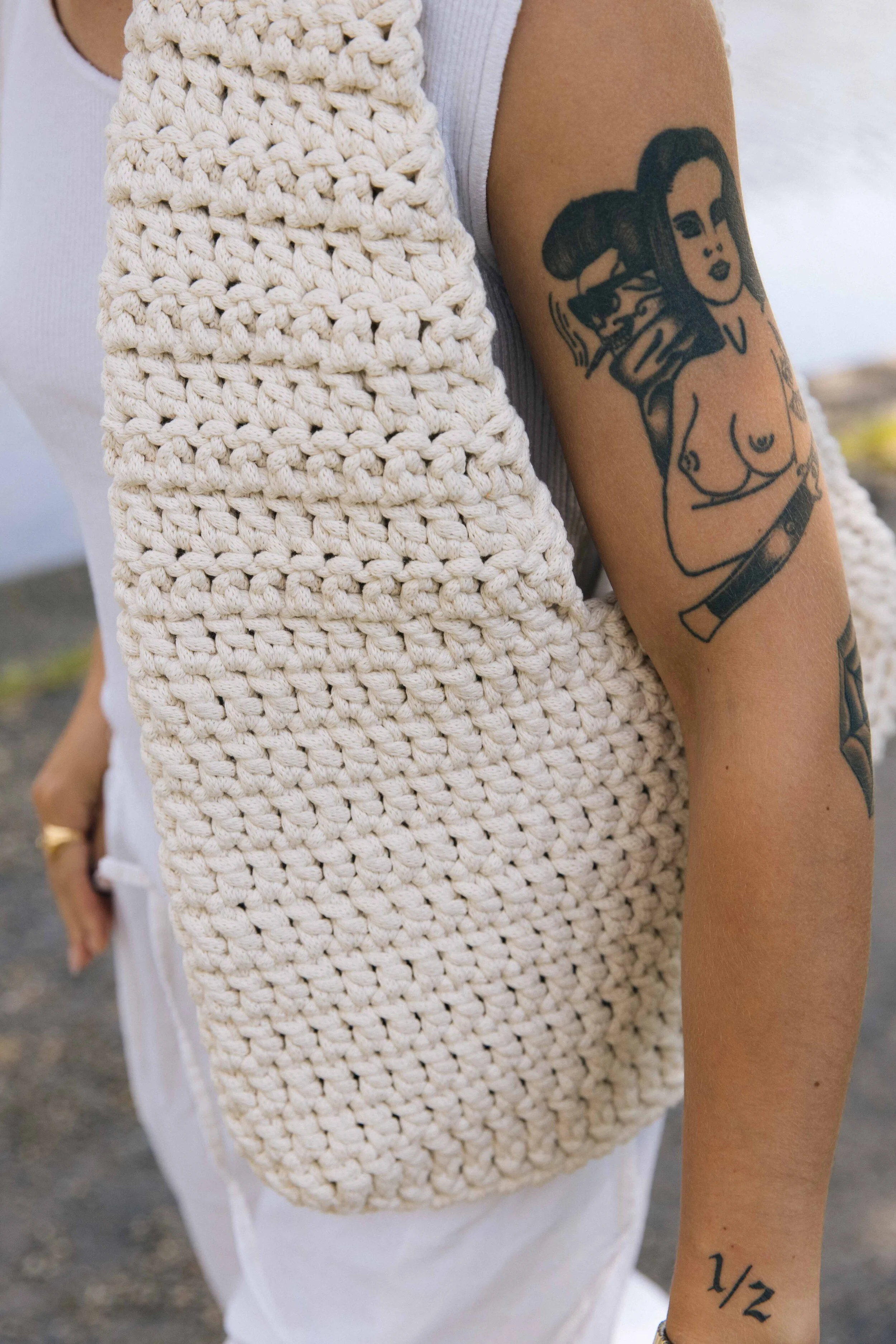 A Tokyo Tote Bag in Neutral